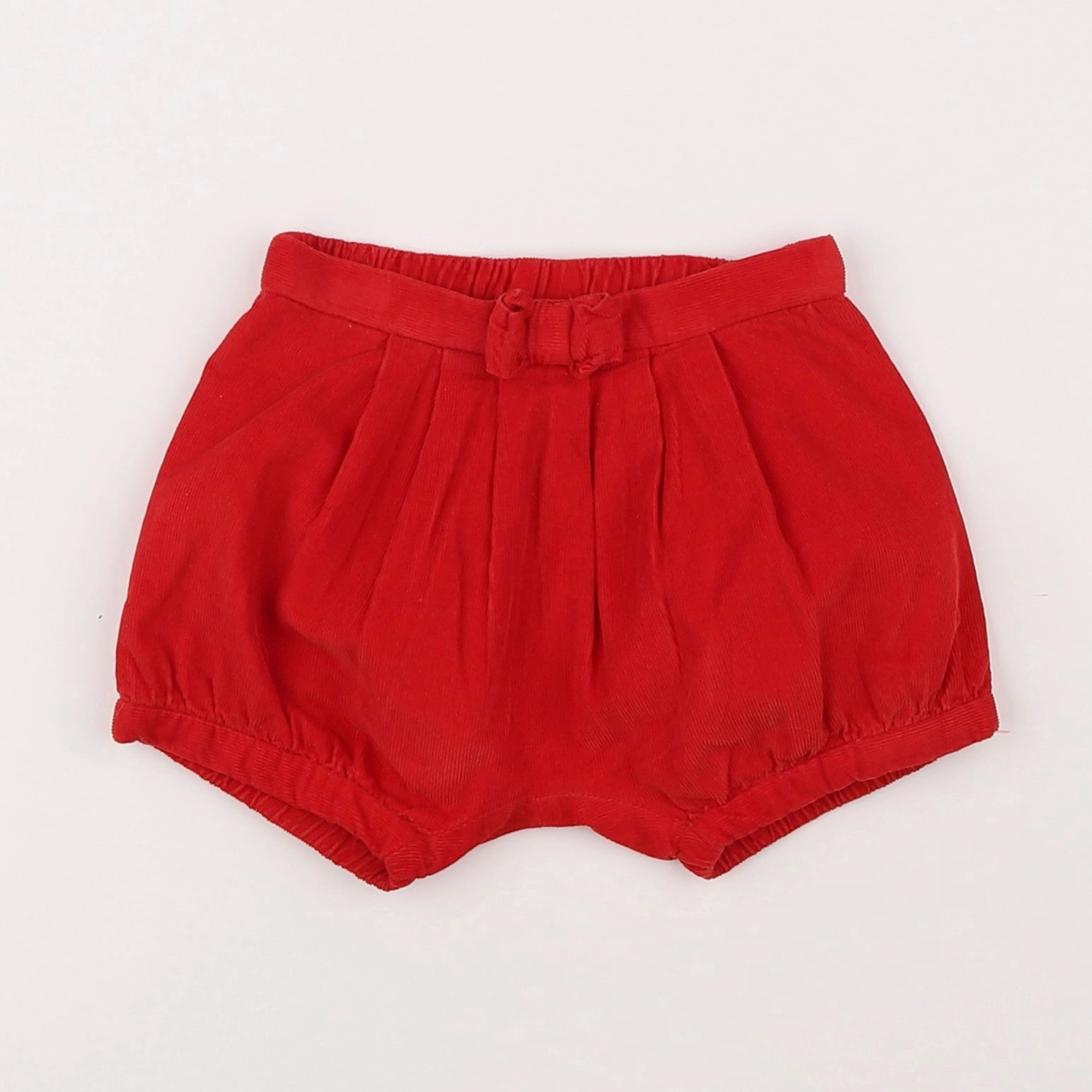 Jacadi - short doublé rouge - 6 mois