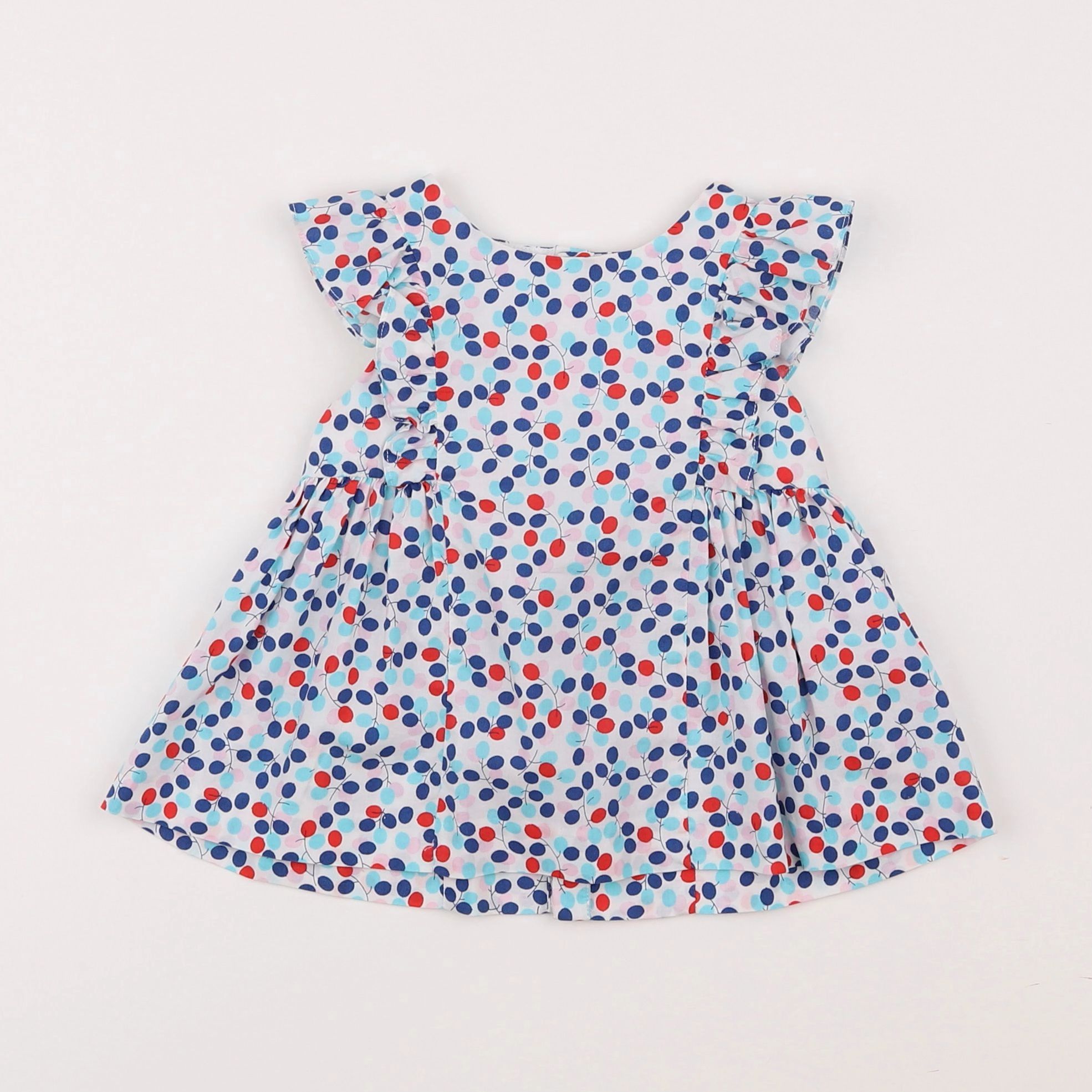 Jacadi - robe bleu, rouge - 18 mois