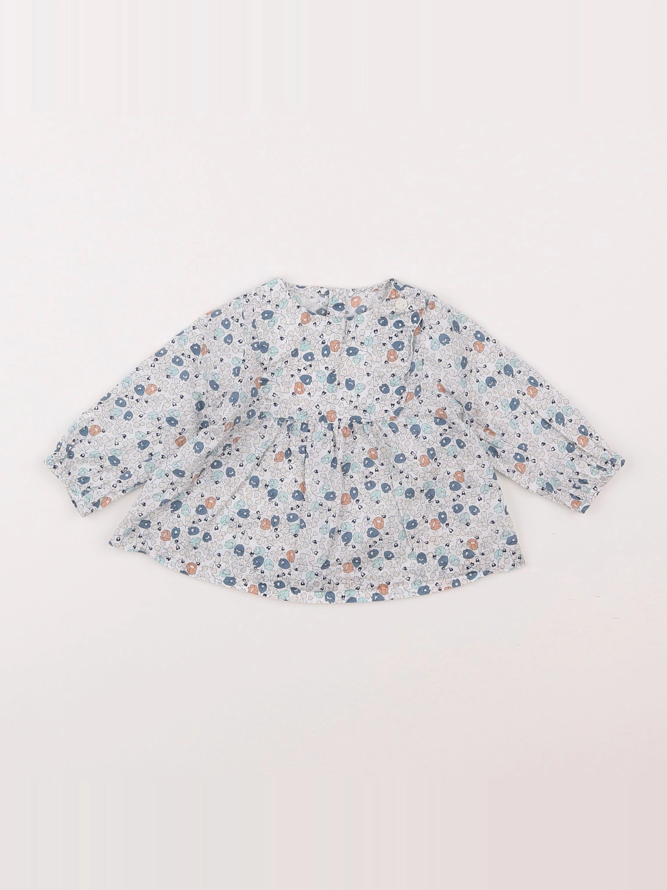 Jacadi - robe liberty multicolore - 6 mois