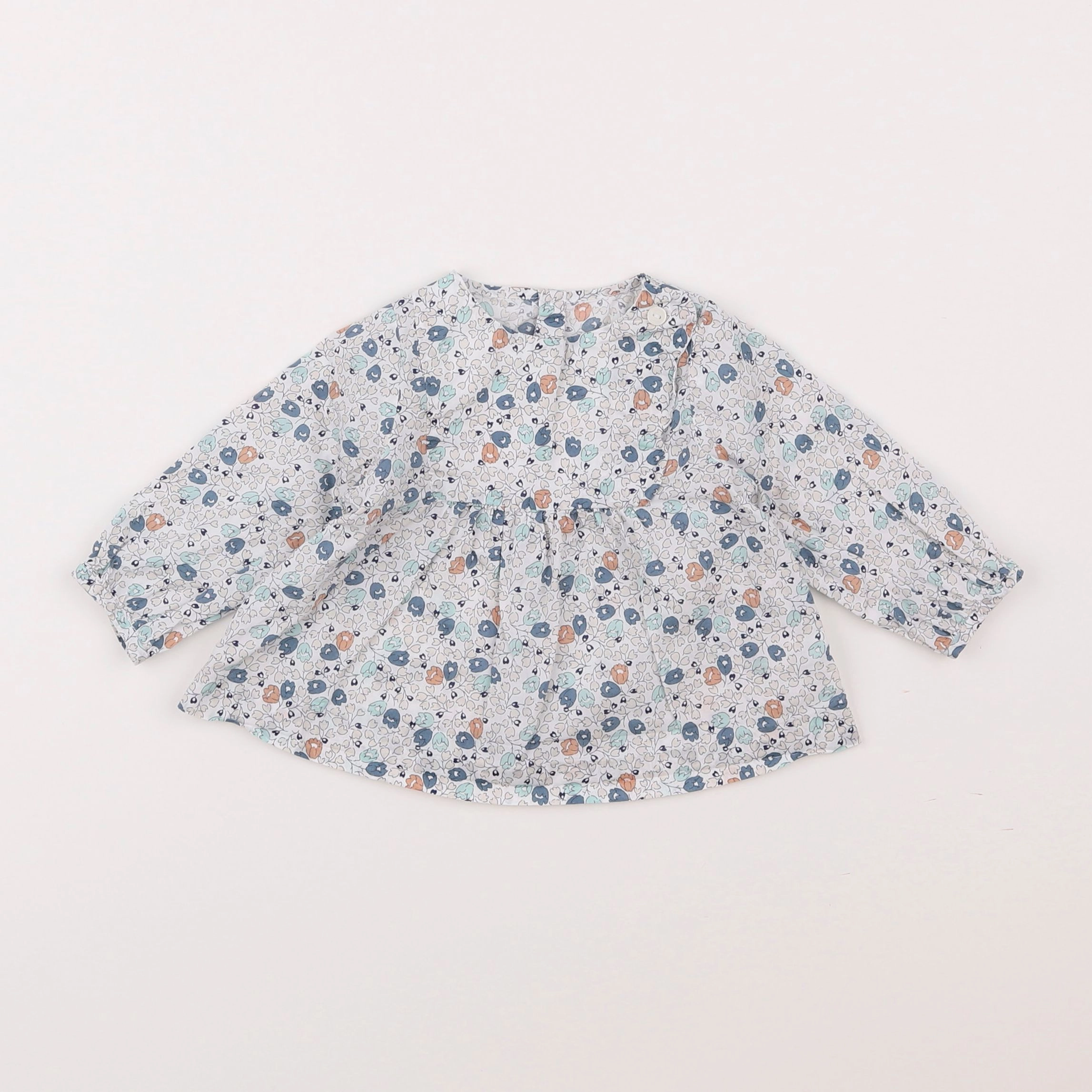 Jacadi - robe liberty multicolore - 6 mois