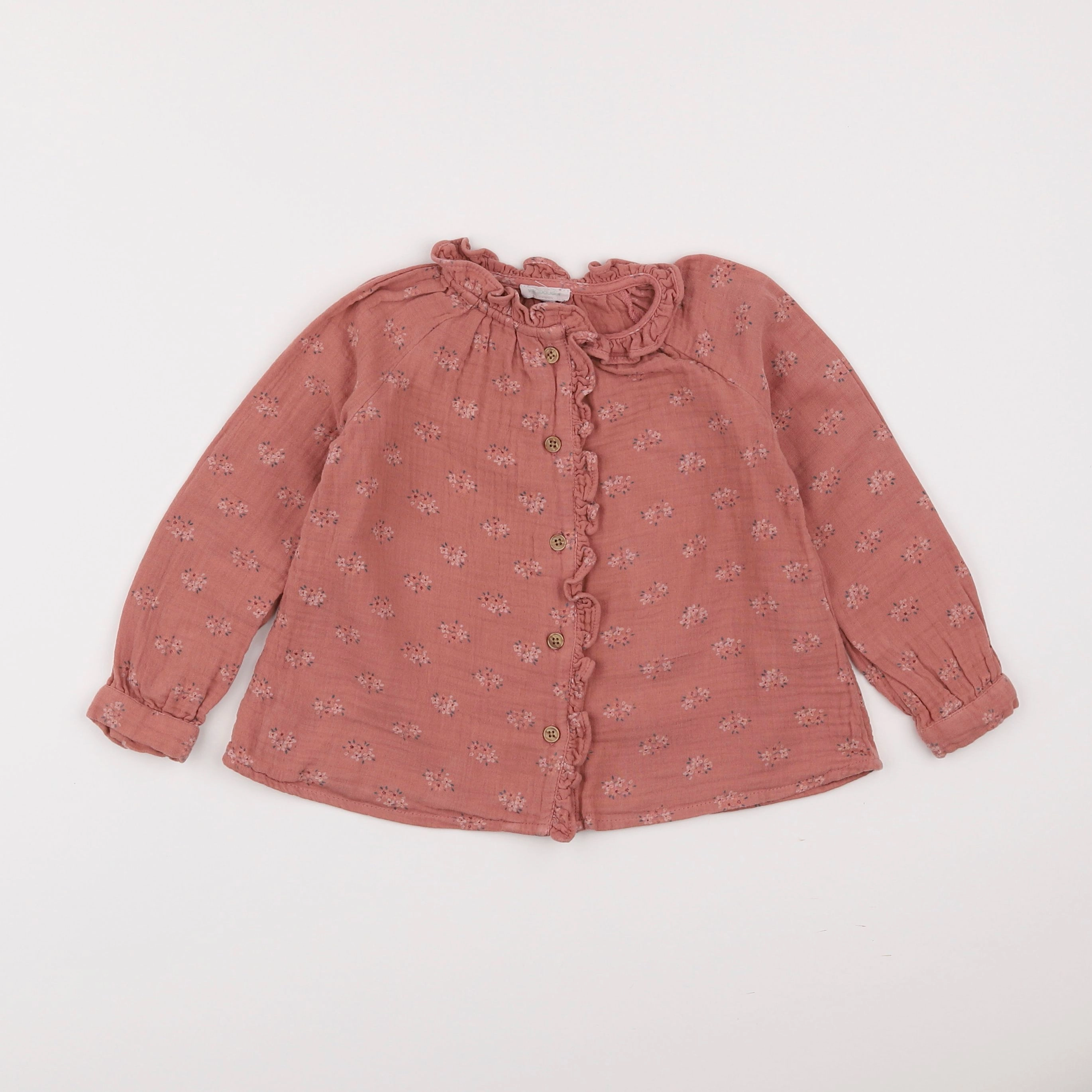 Vertbaudet - blouse rose - 3 ans