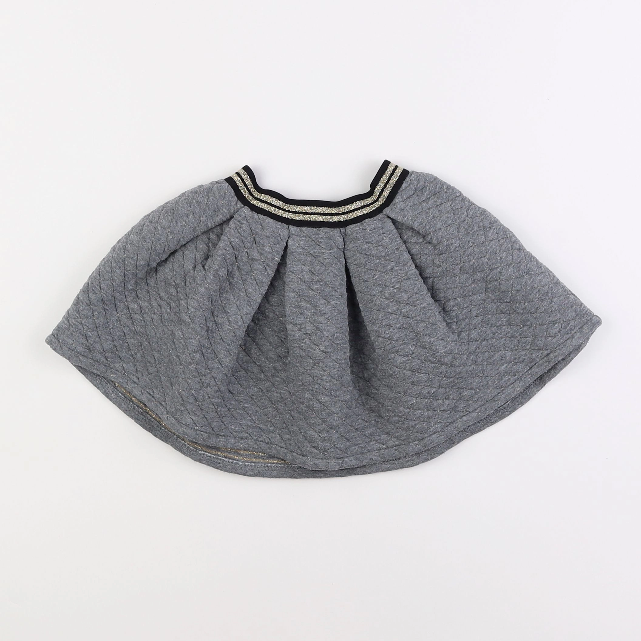 Vertbaudet - jupe gris - 4 ans