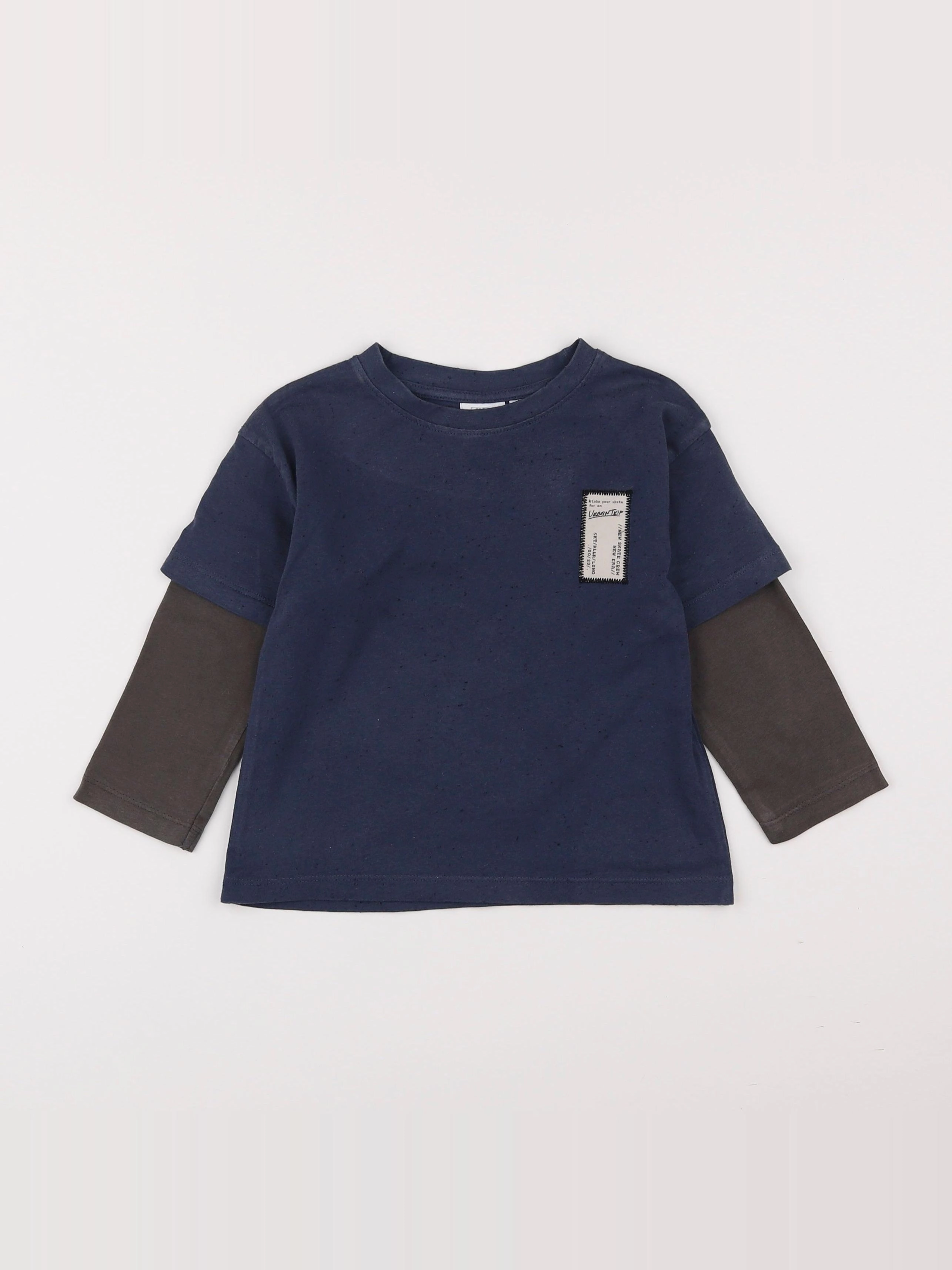 Zara - tee-shirt bleu - 18 mois à 2 ans