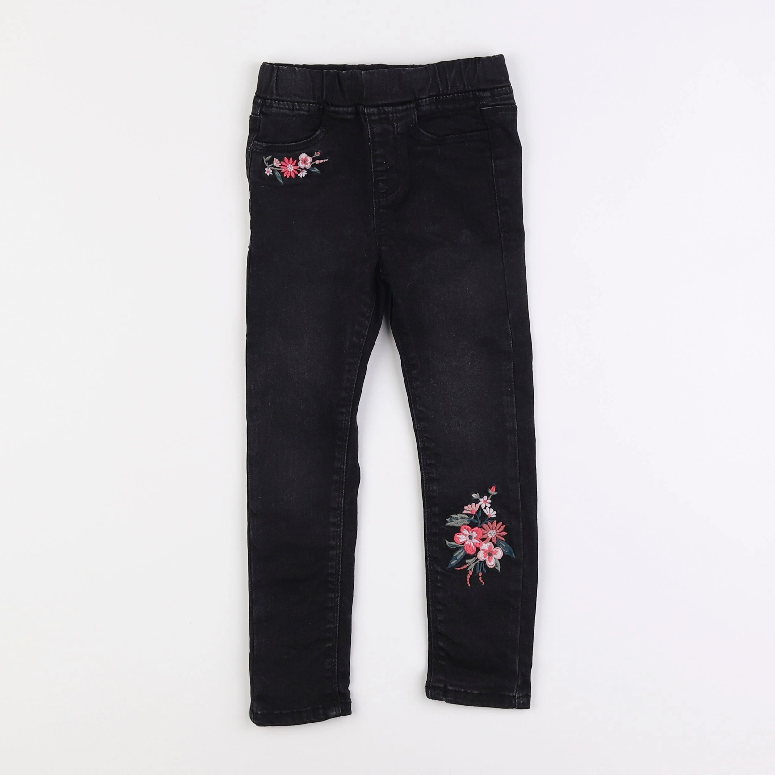 Vertbaudet - jegging noir - 4 ans