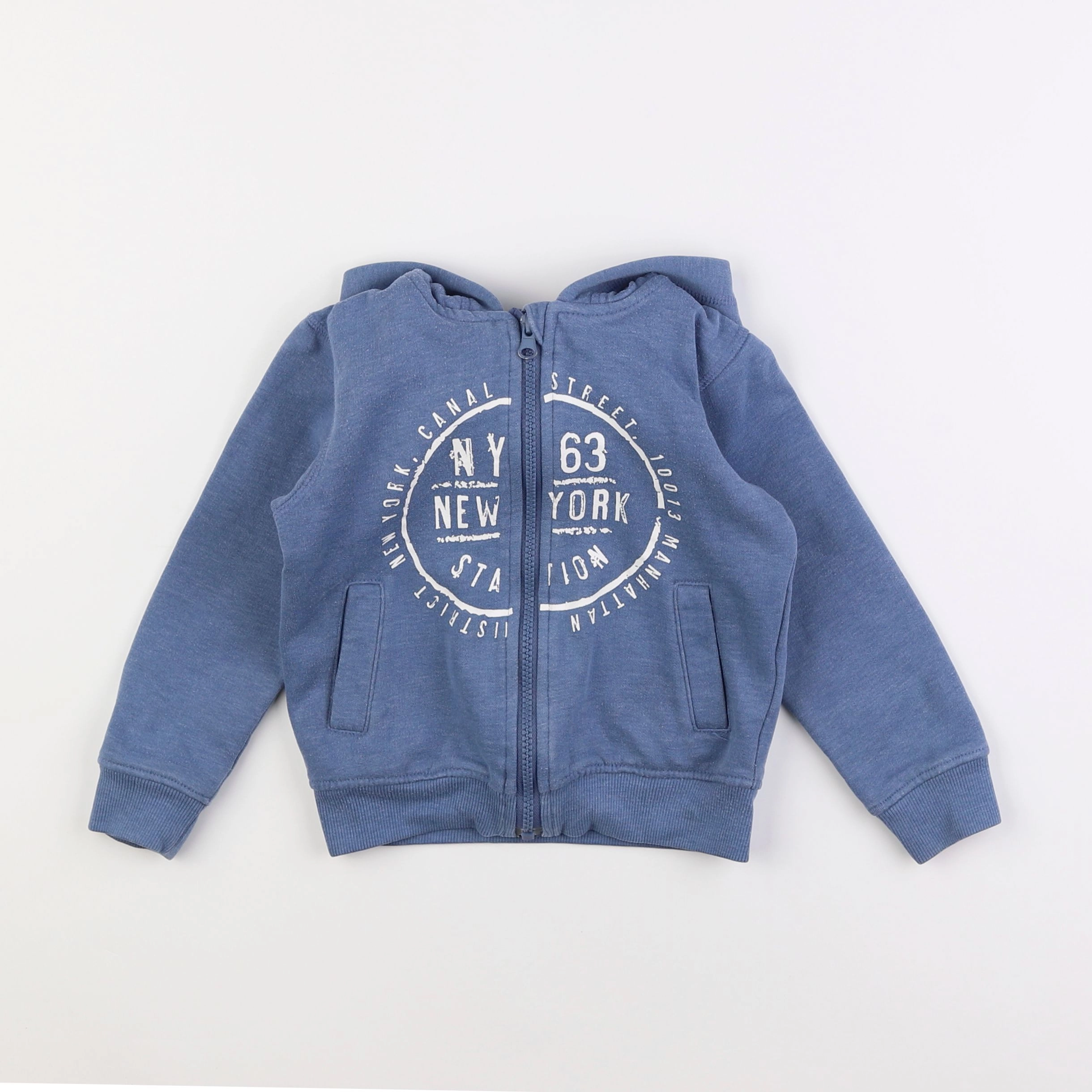 Vertbaudet - sweat bleu - 5 ans