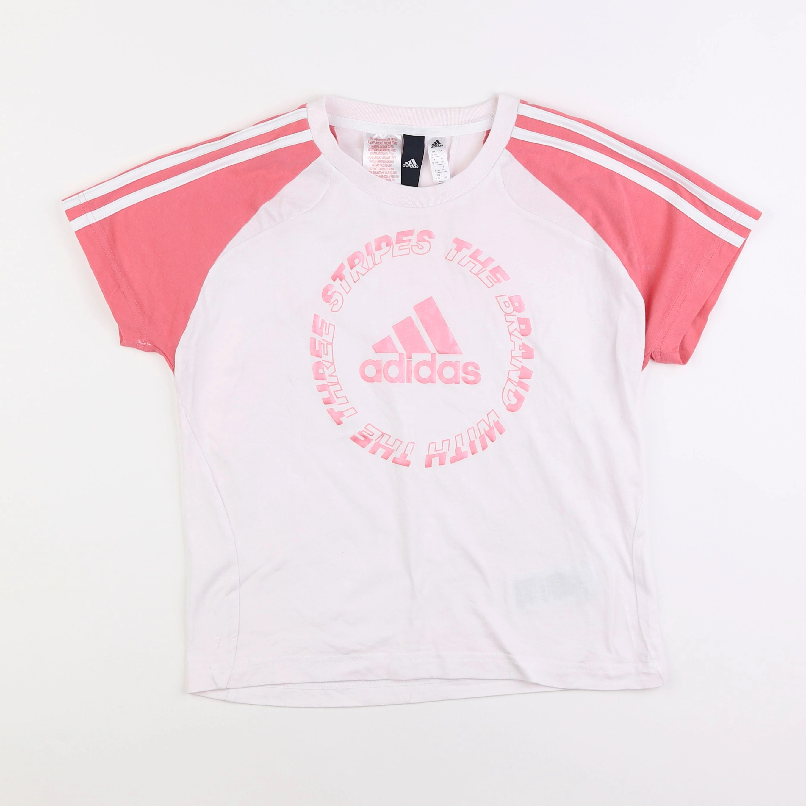 Adidas - tee-shirt rose - 13/14 ans