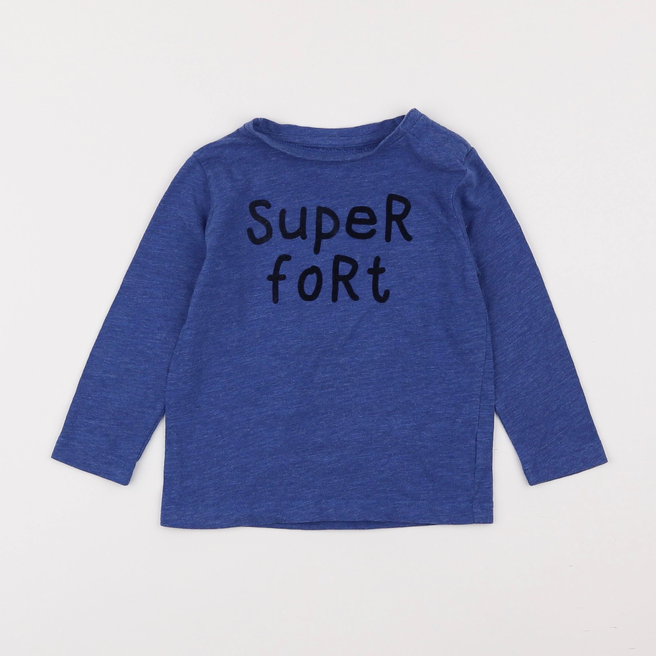 Boutchou - tee-shirt bleu - 2 ans