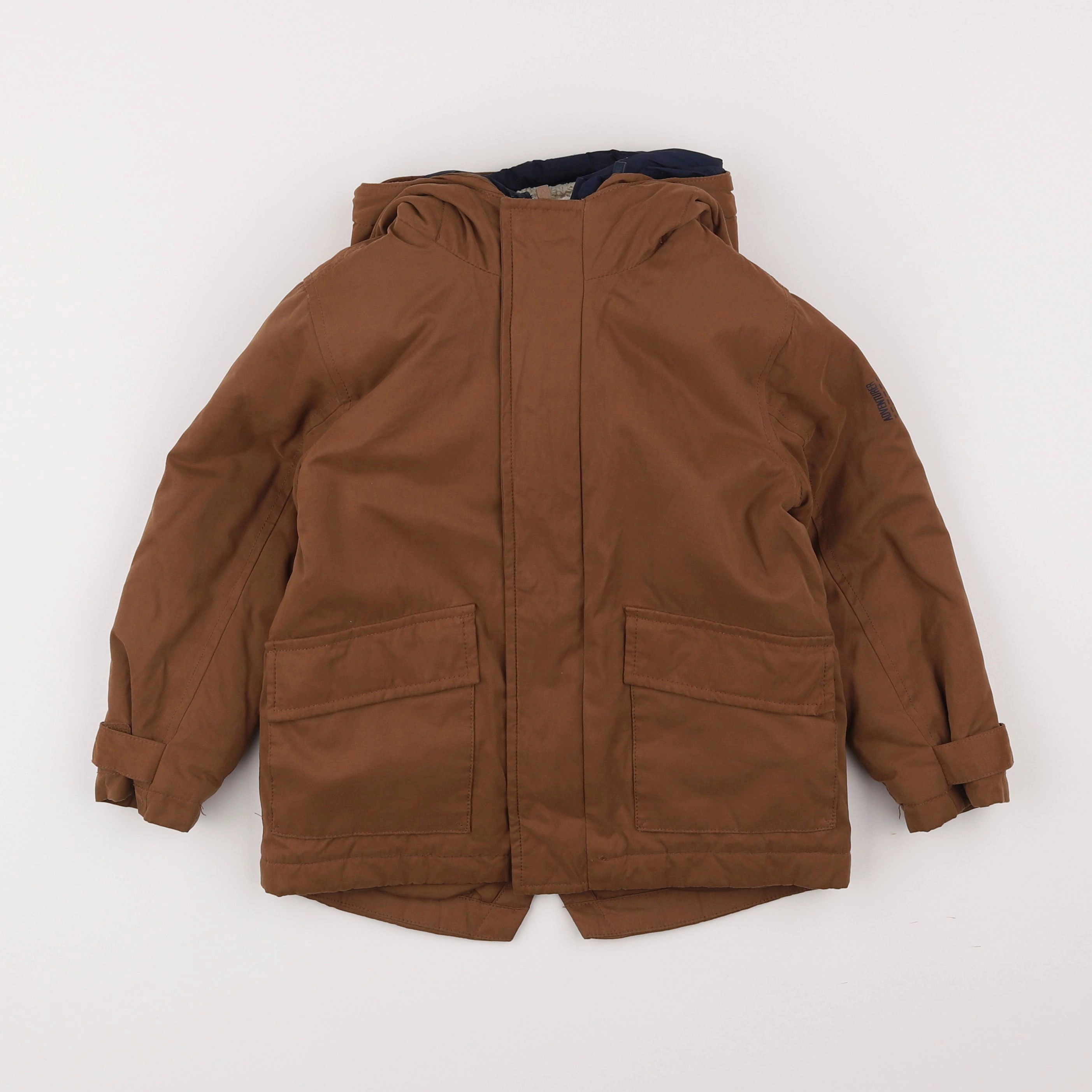 Vertbaudet - parka marron - 4 ans