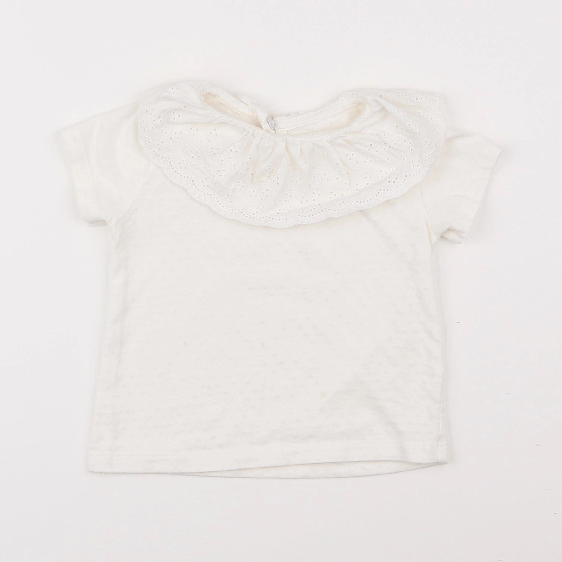 Vertbaudet - tee-shirt blanc - 2 ans