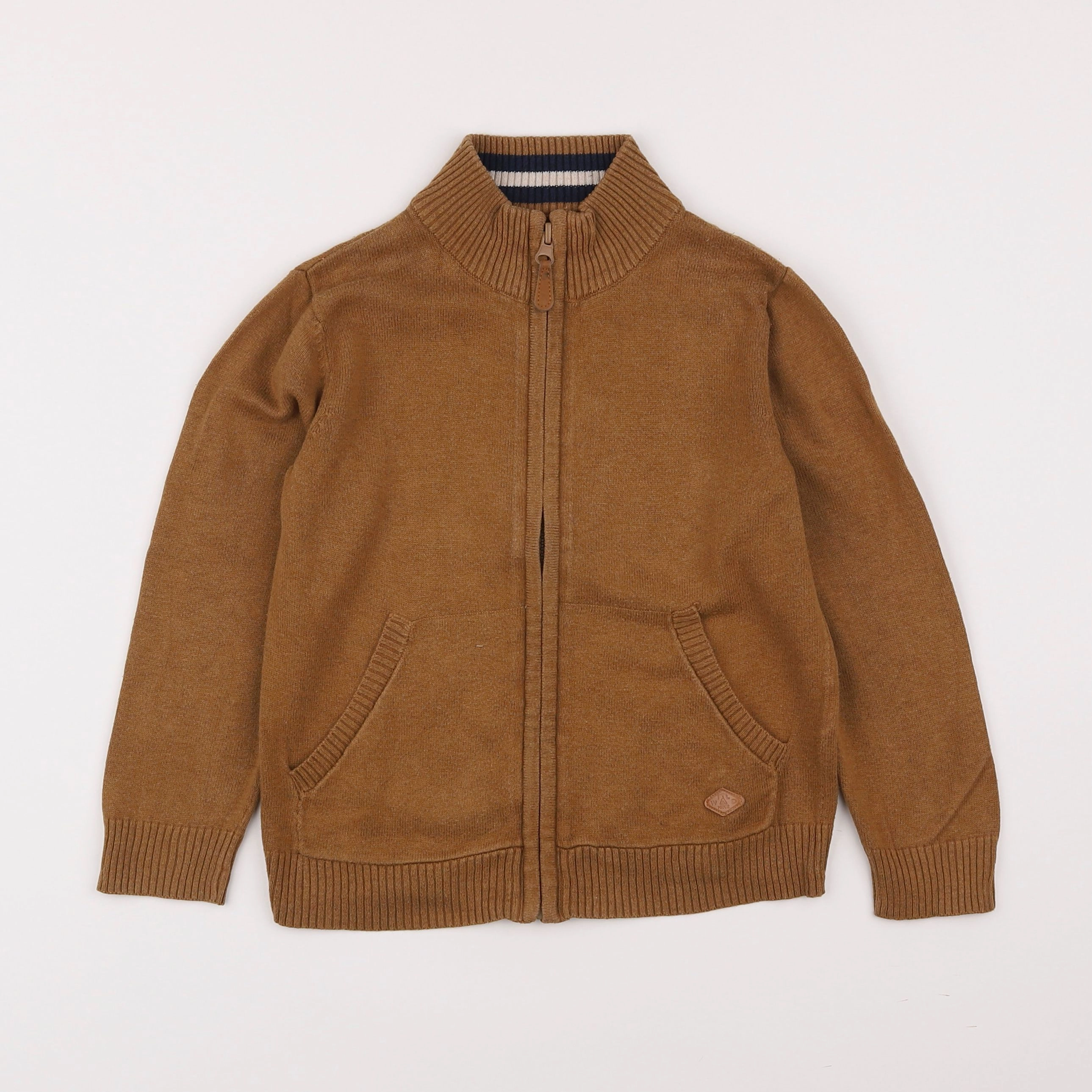 Vertbaudet - gilet marron - 6 ans