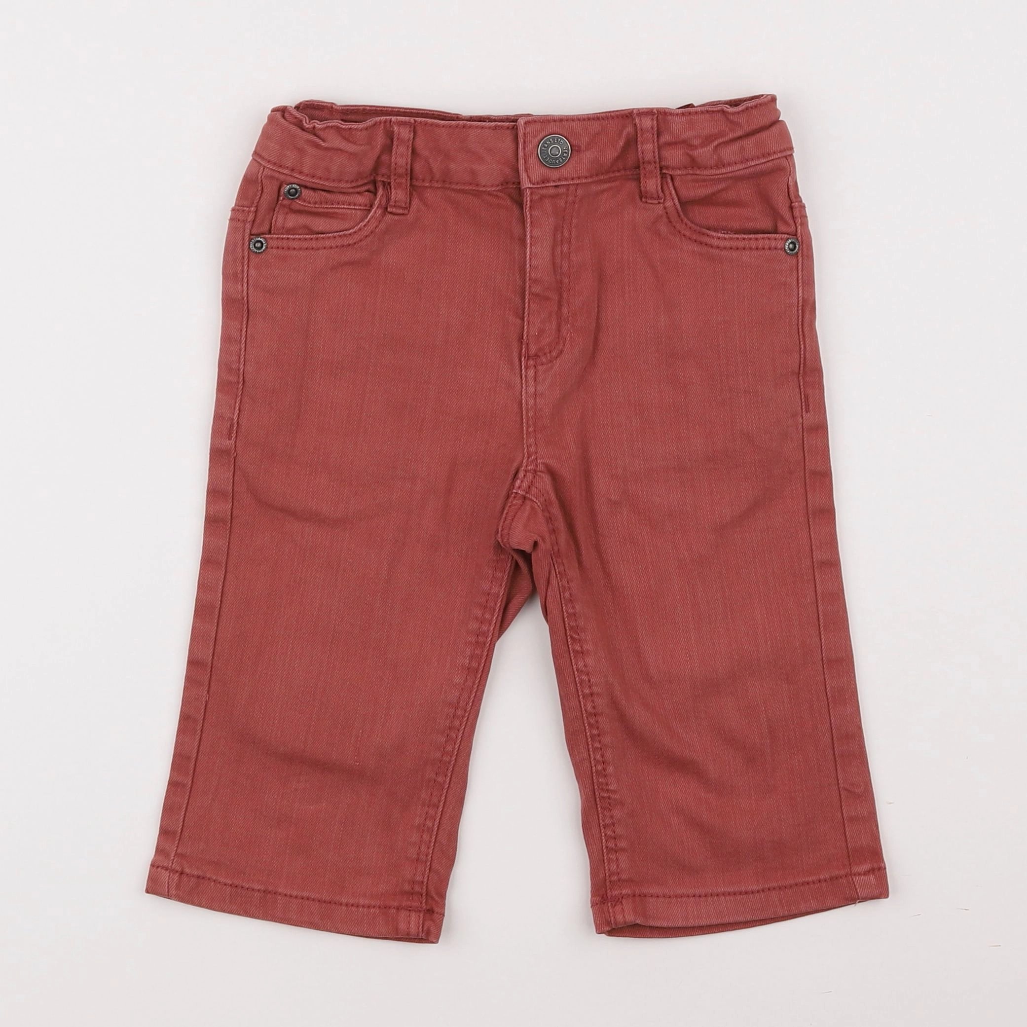 Vertbaudet - short rouge - 6 ans