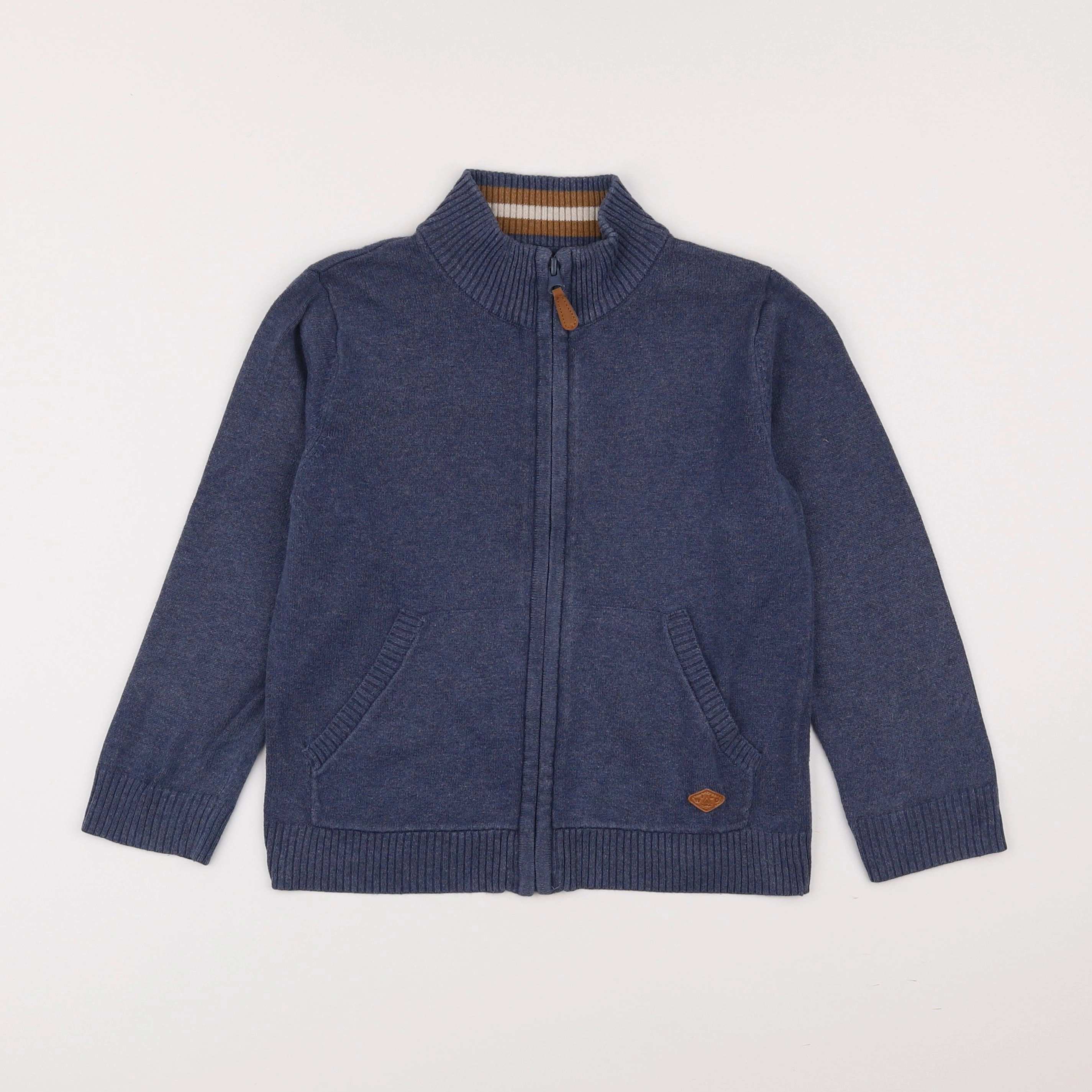 Vertbaudet - gilet bleu - 6 ans