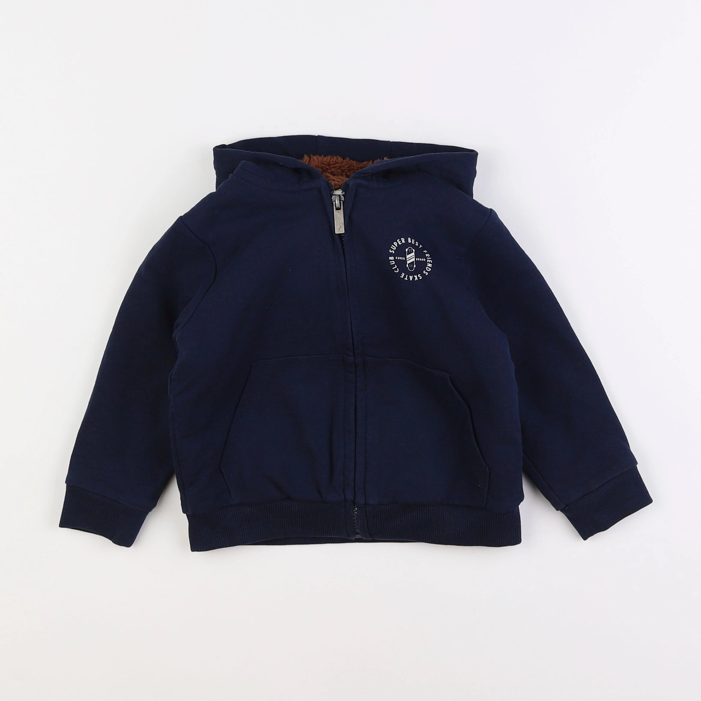 Vertbaudet - sweat bleu - 3 ans