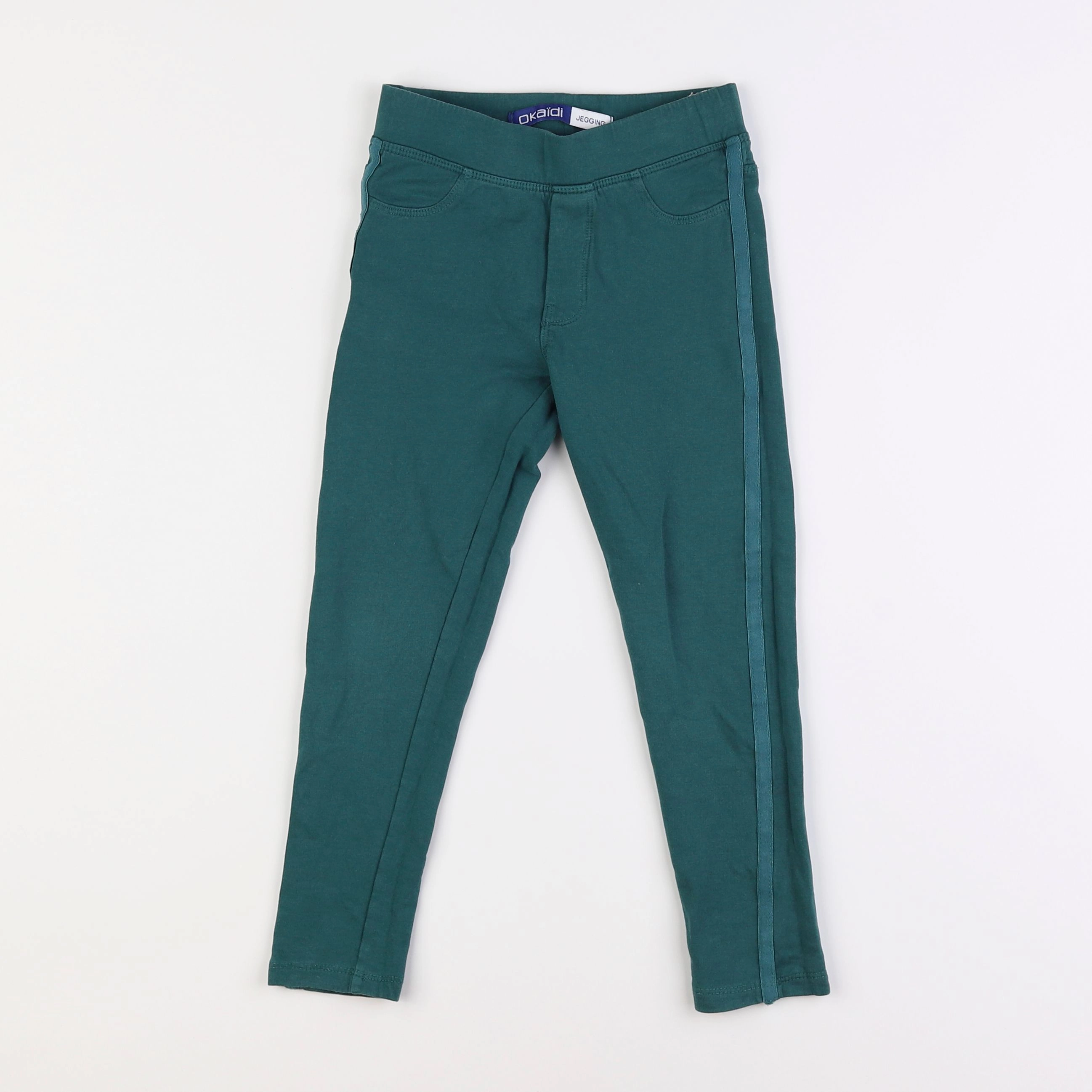 Okaidi - jegging vert - 6 ans