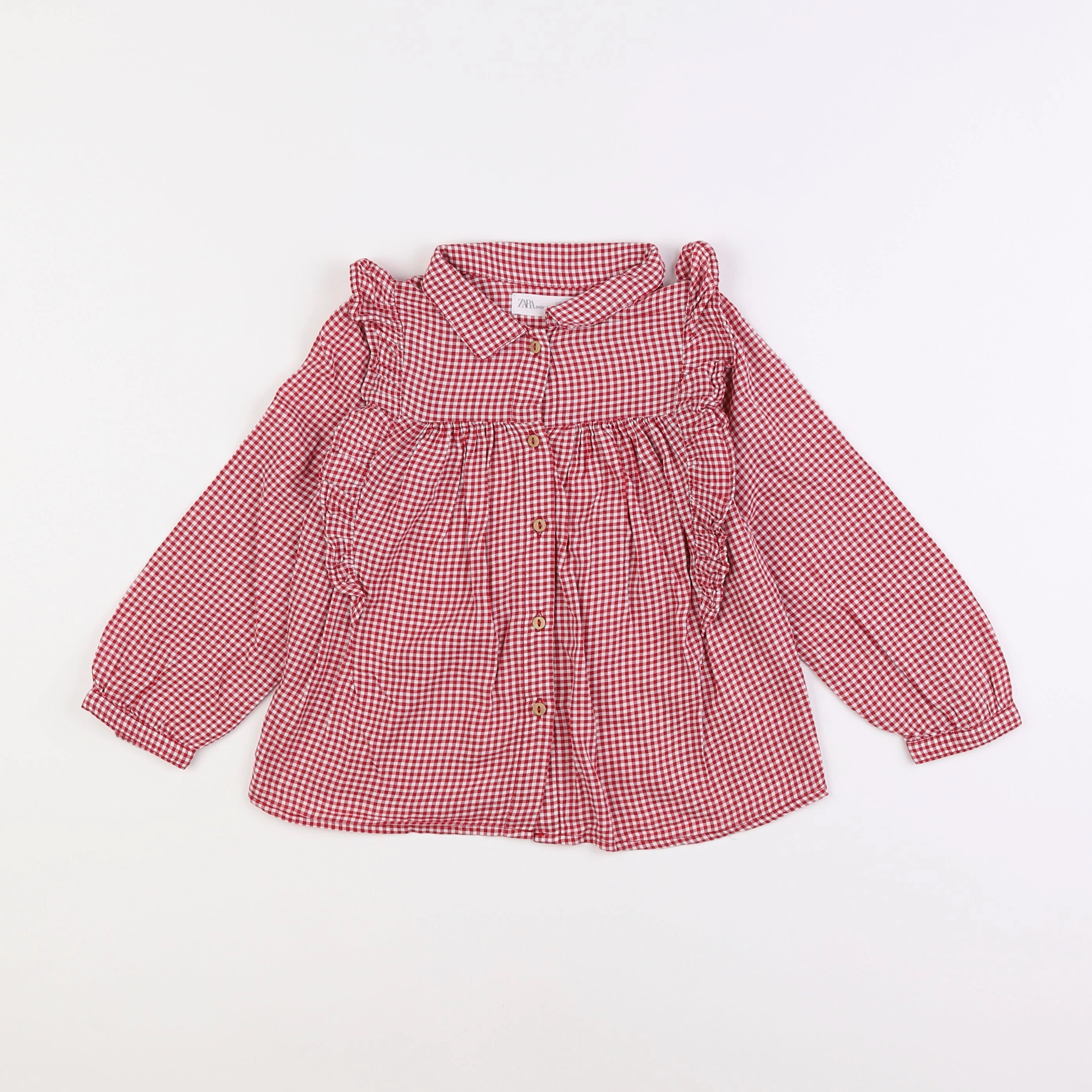 Zara - blouse rouge - 4/5 ans