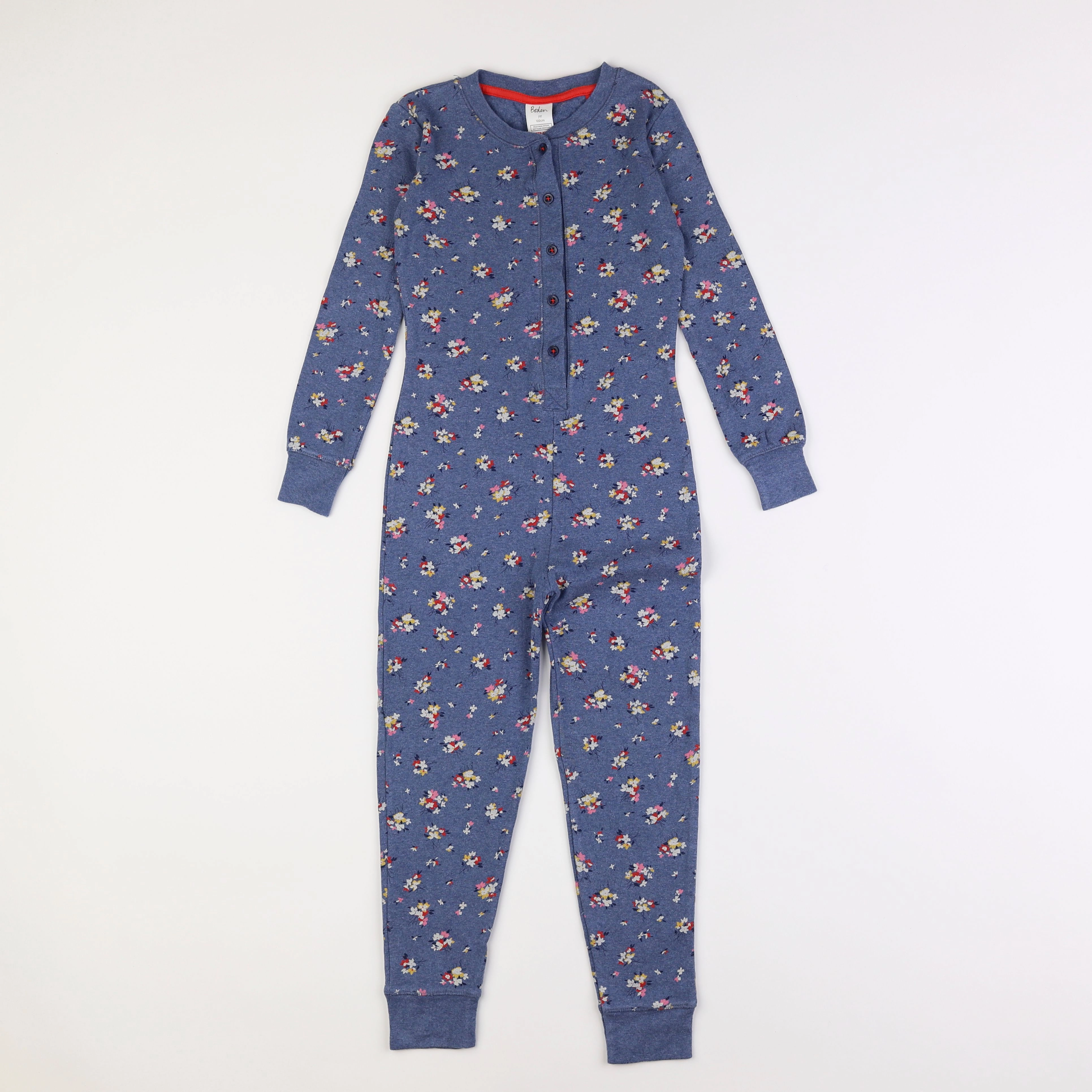 Boden - pyjama coton bleu - 7 ans