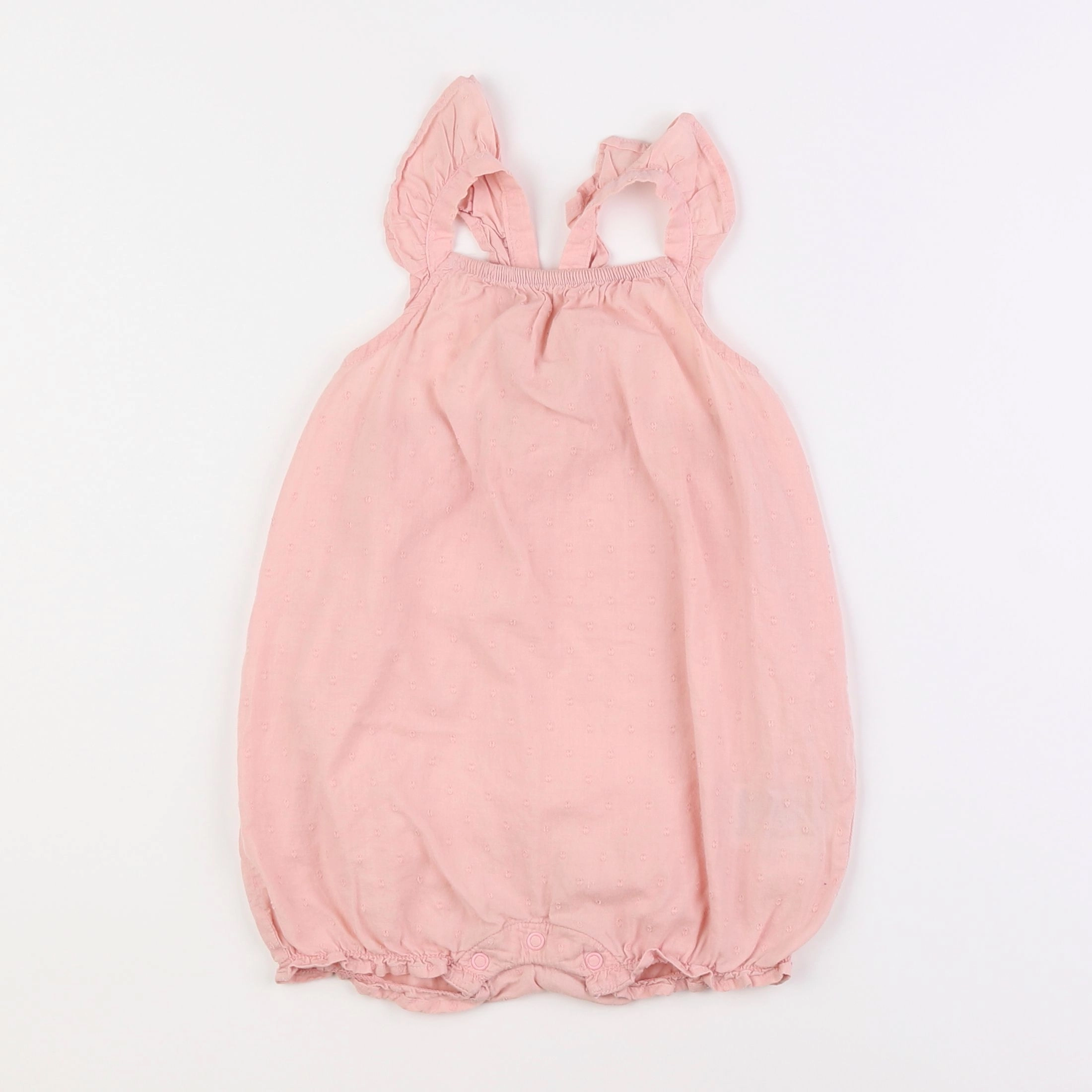 H&M - combinaison rose - 12/18 mois