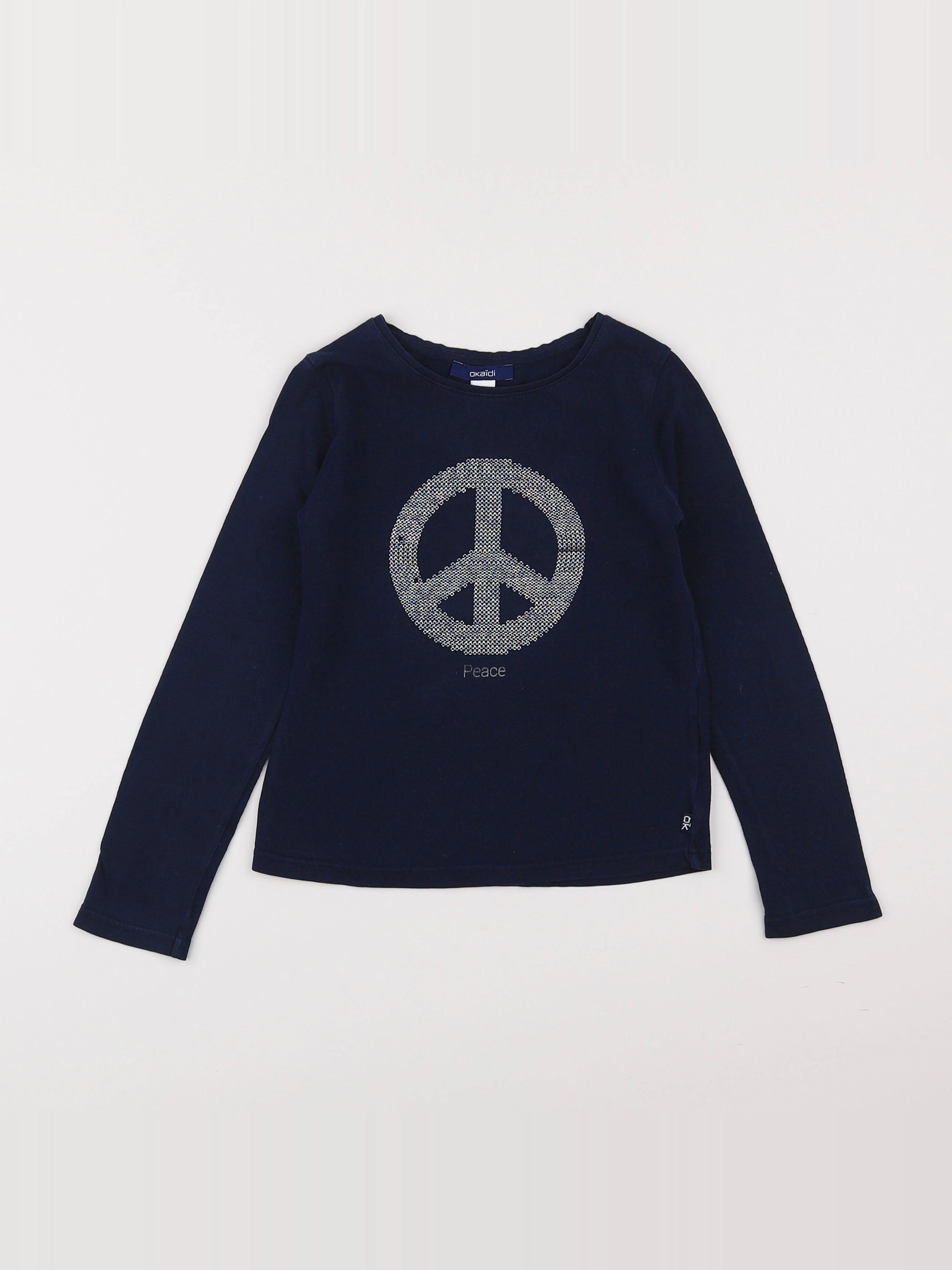 Okaidi - tee-shirt bleu - 5 ans