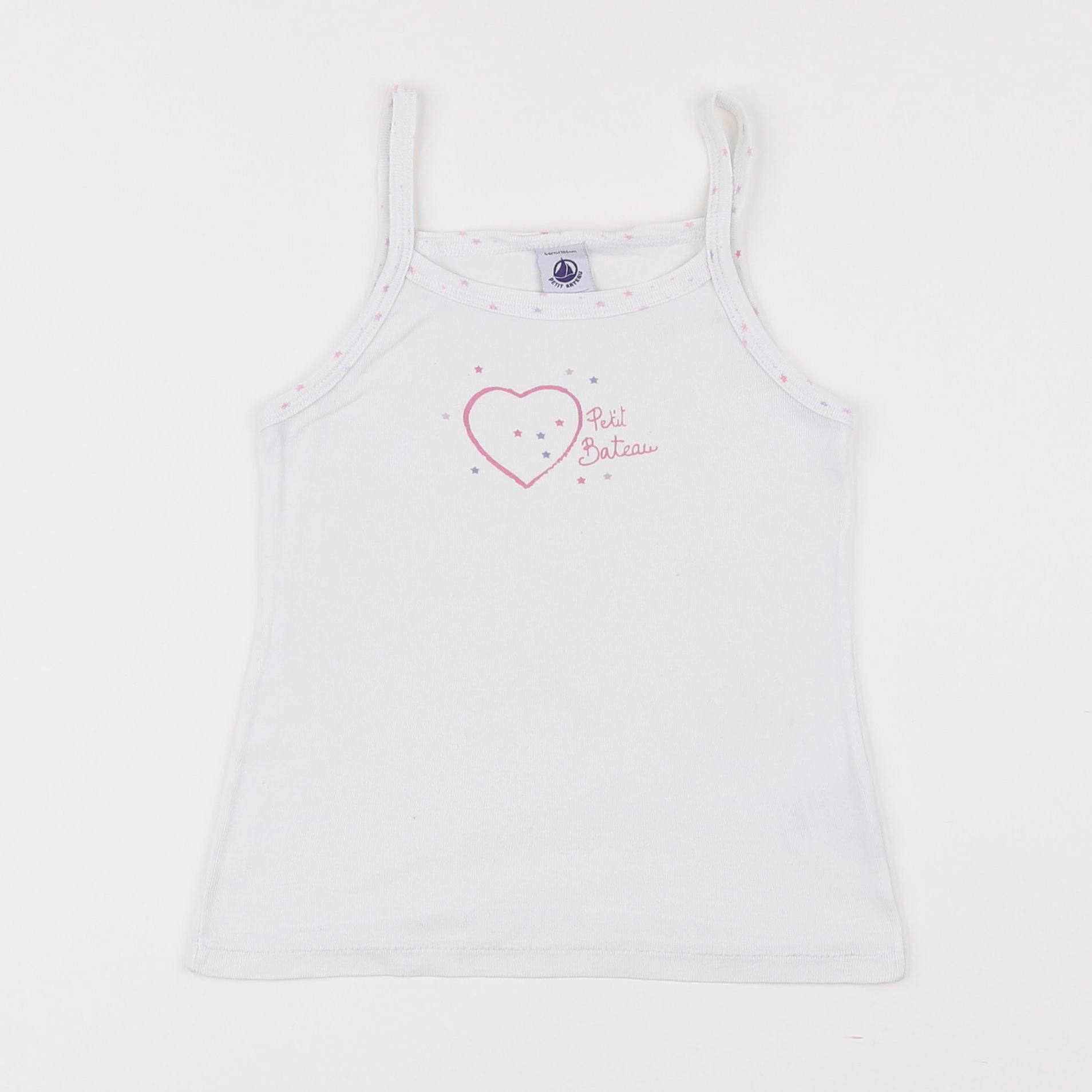 Petit Bateau - maillot de corps blanc - 4 ans