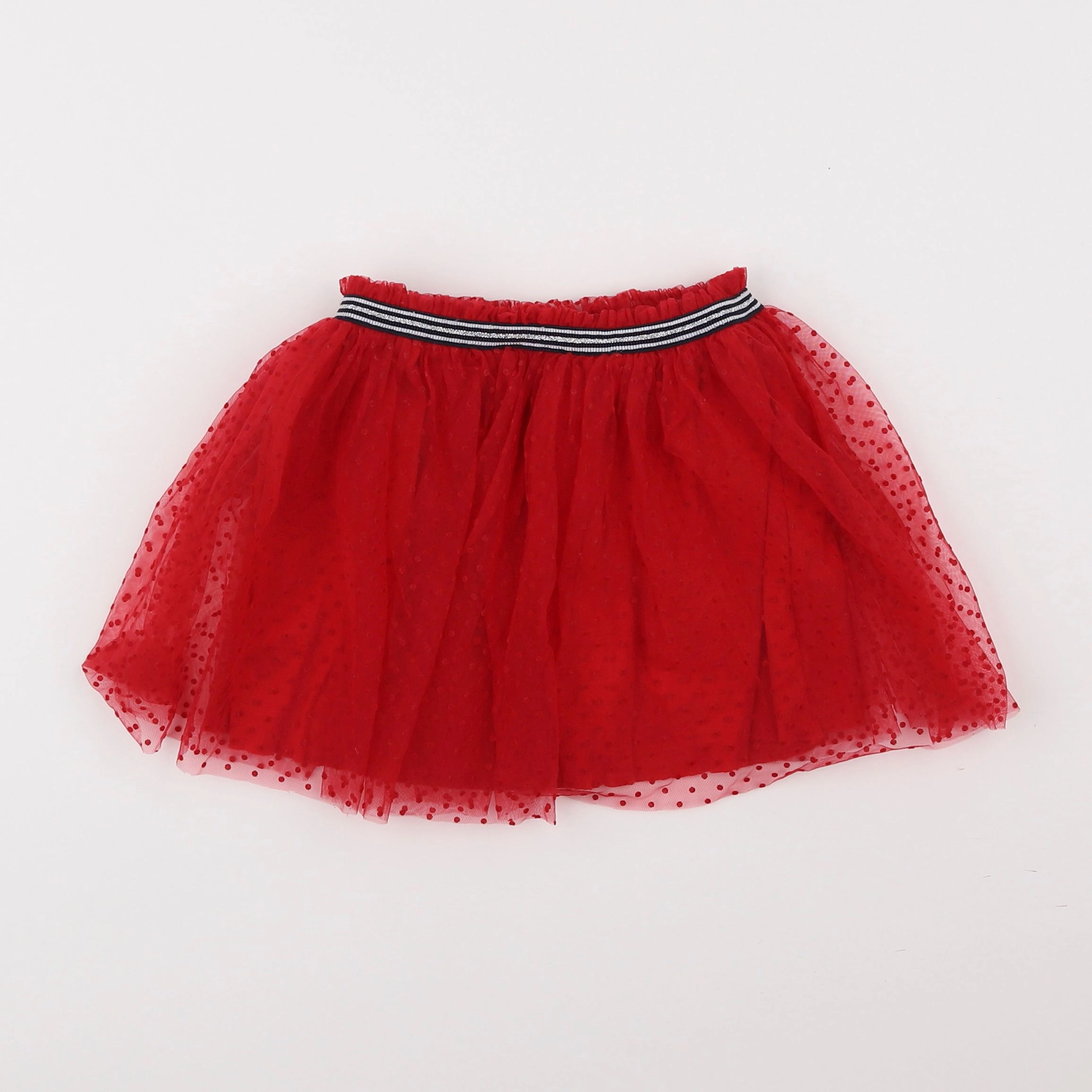 Petit Bateau - jupe rouge - 6 ans