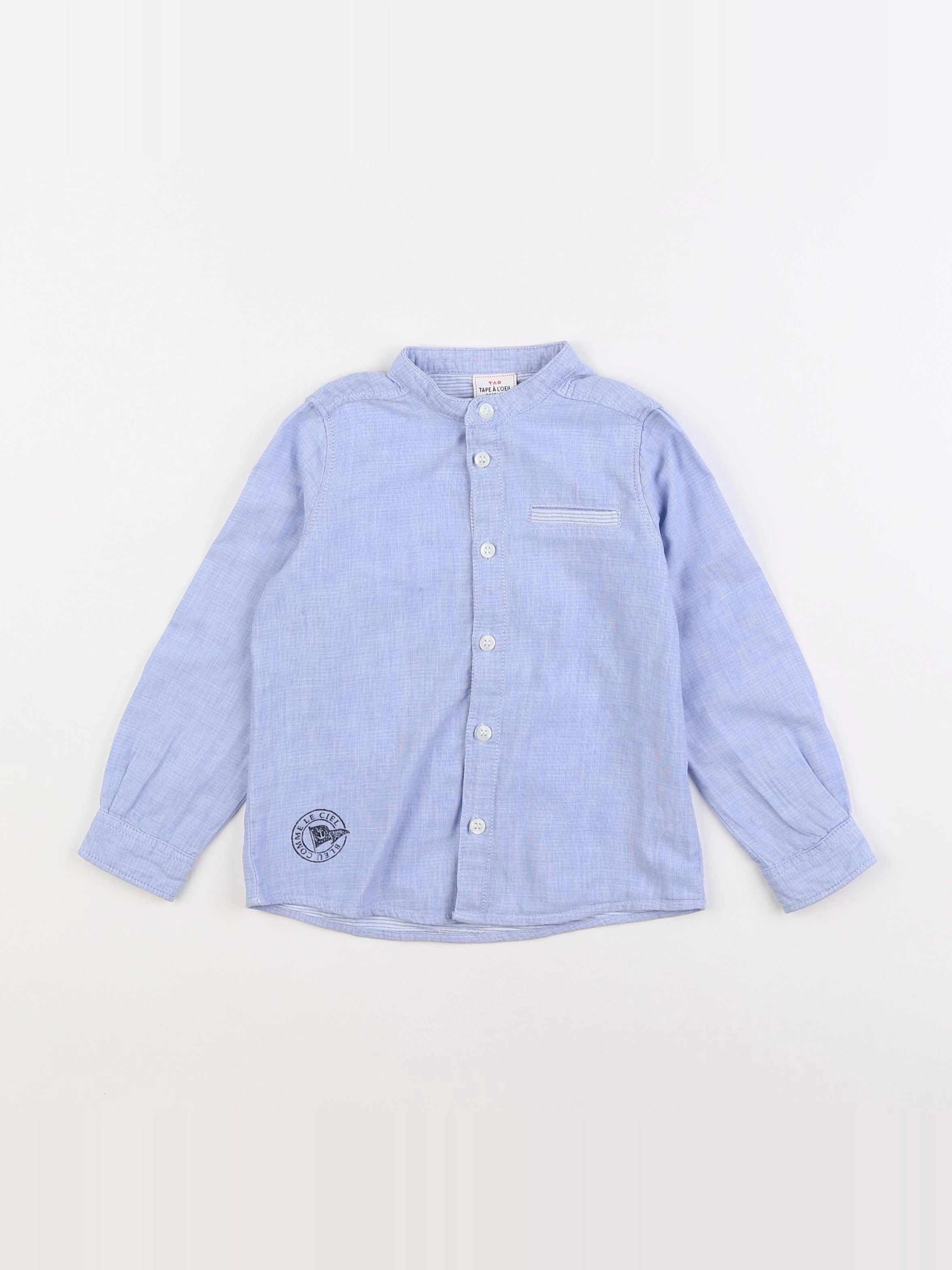 Tape à l'oeil - chemise bleu - 3 ans