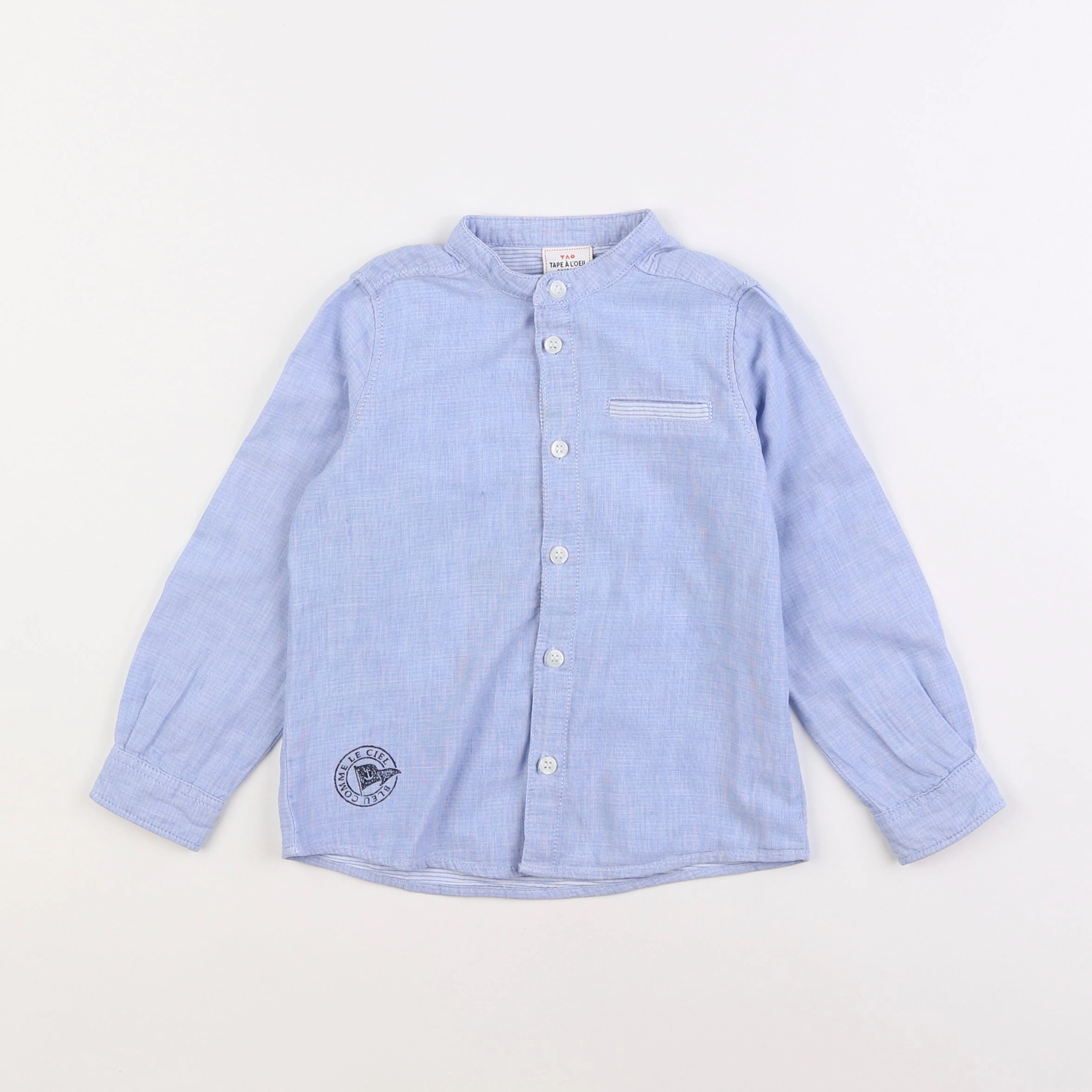 Tape à l'oeil - chemise bleu - 3 ans