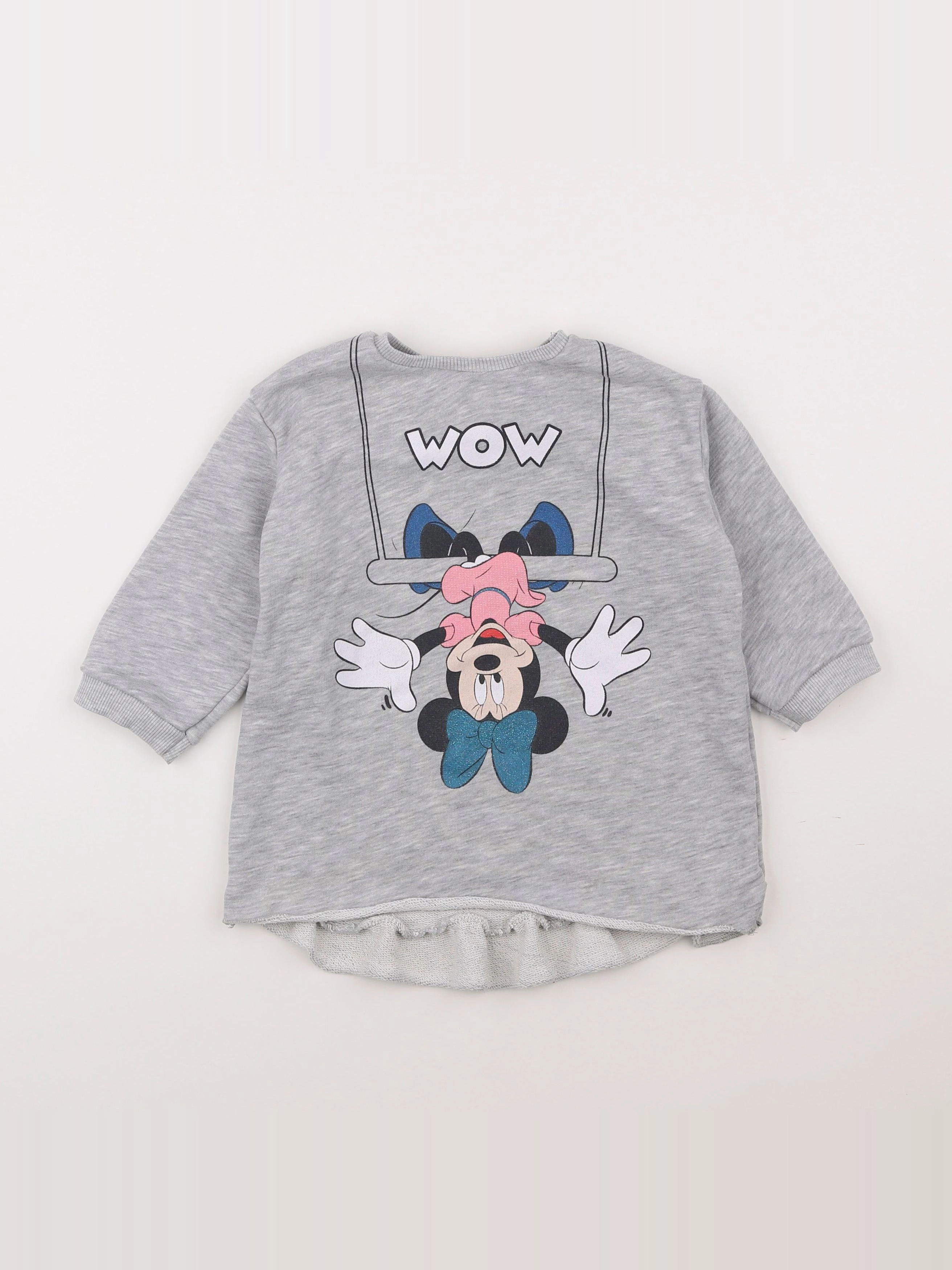 Zara - robe gris - 18 mois à 2 ans