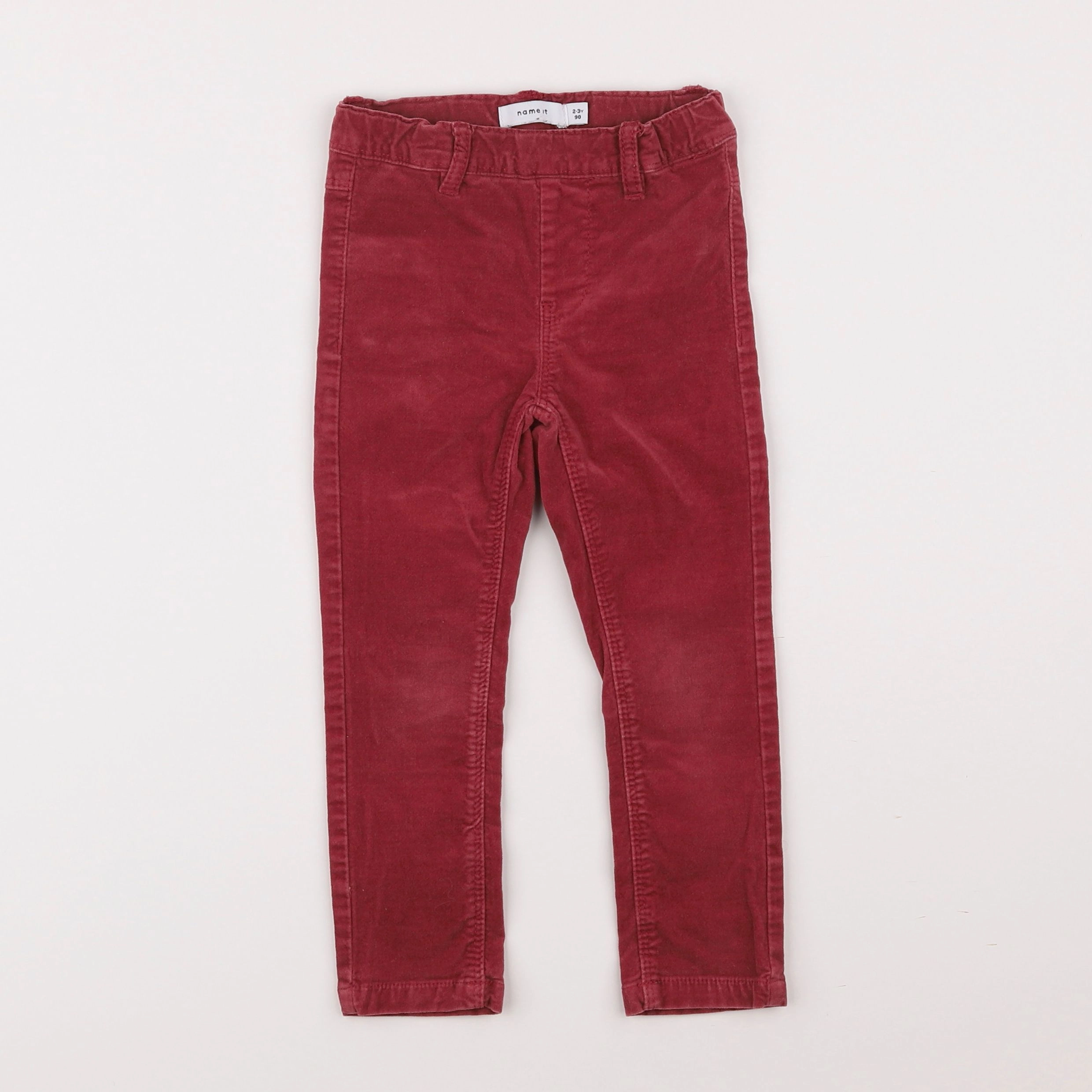 Name it - pantalon rouge - 2/3 ans