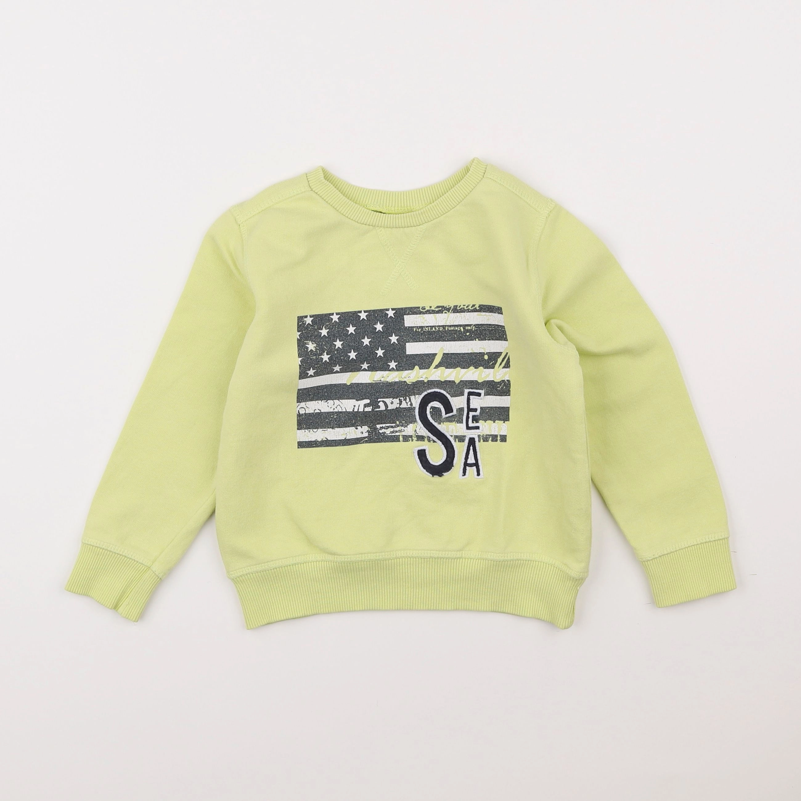 Tape à l'oeil - sweat jaune - 3 ans