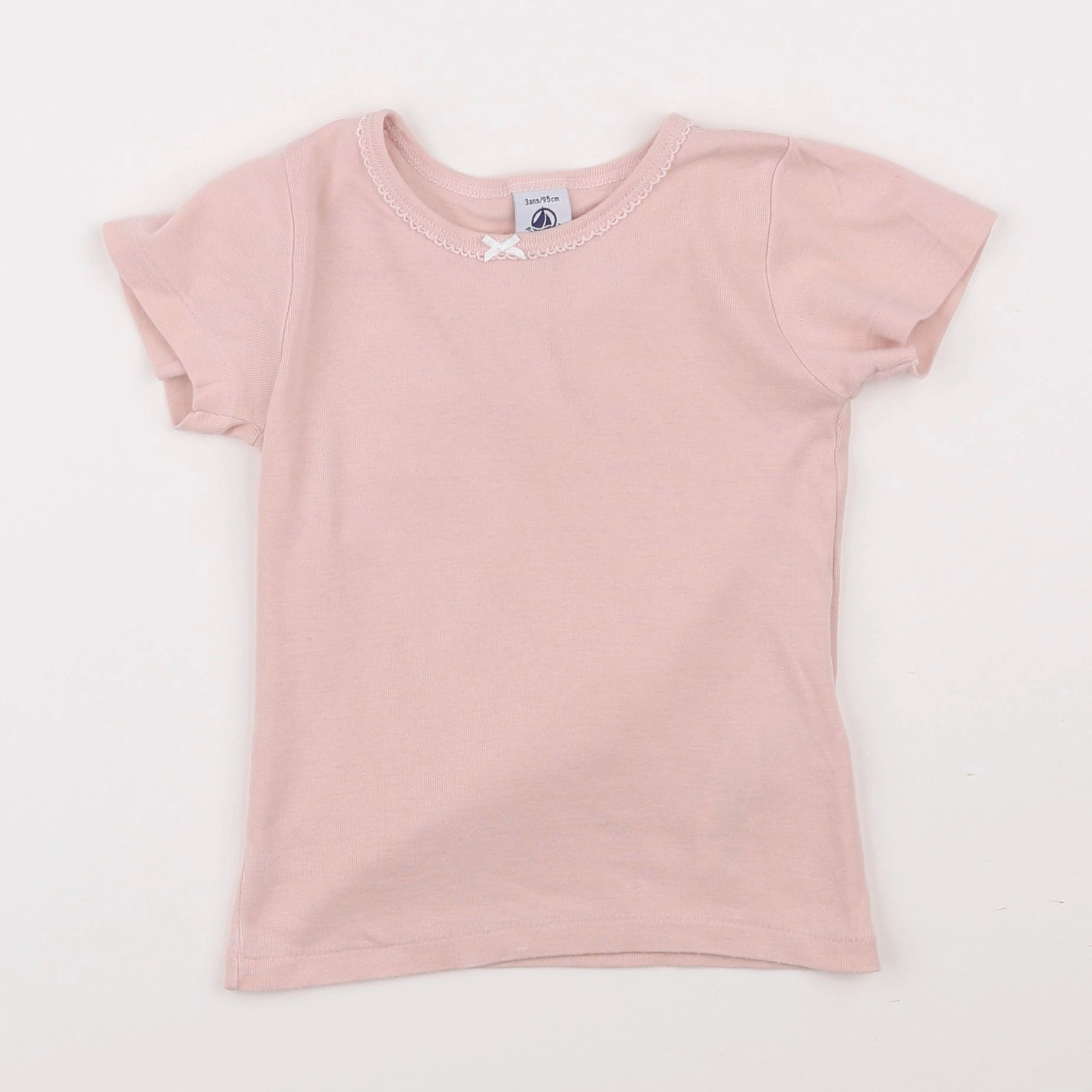 Petit Bateau - maillot de corps rose - 3 ans