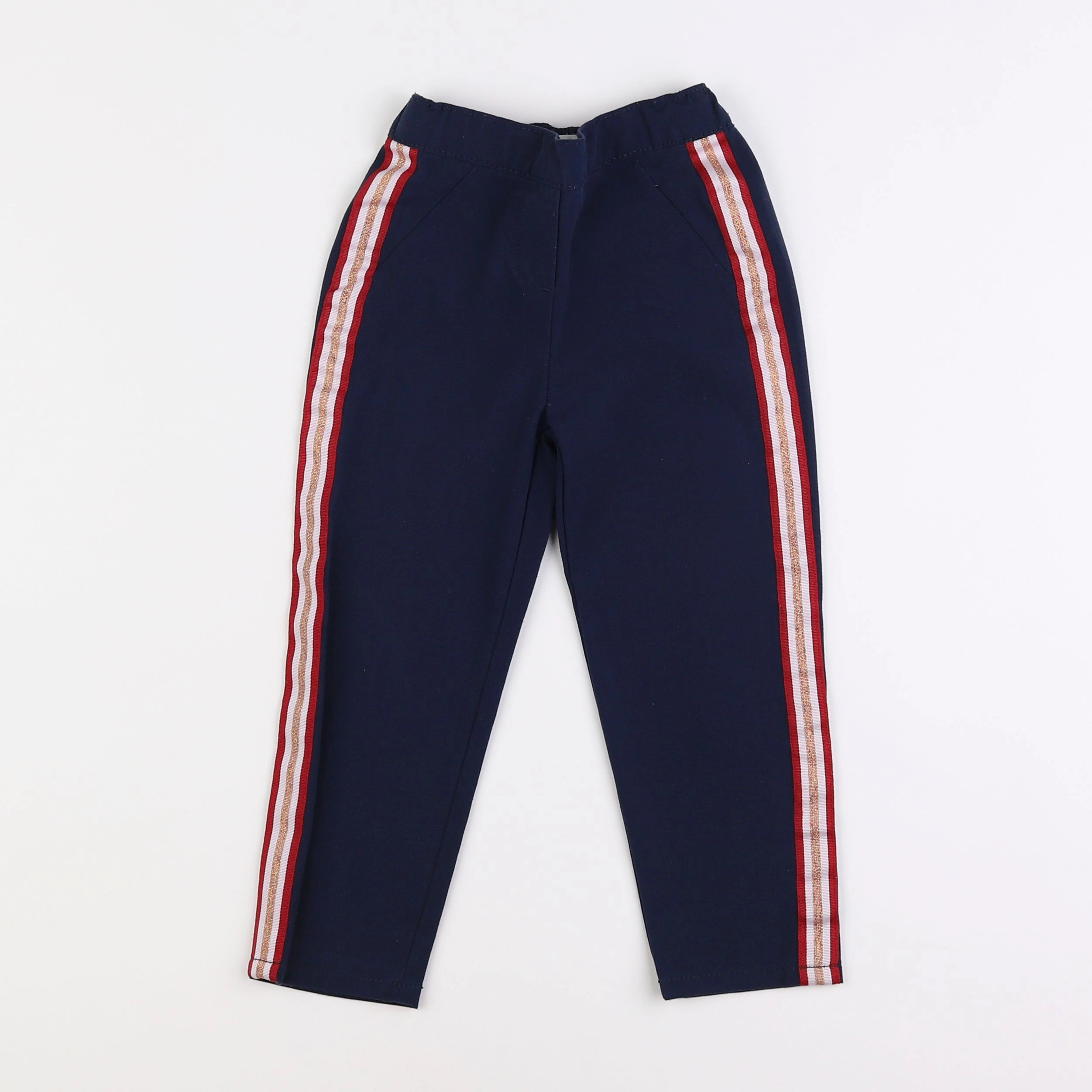 Vertbaudet - pantalon bleu - 4 ans