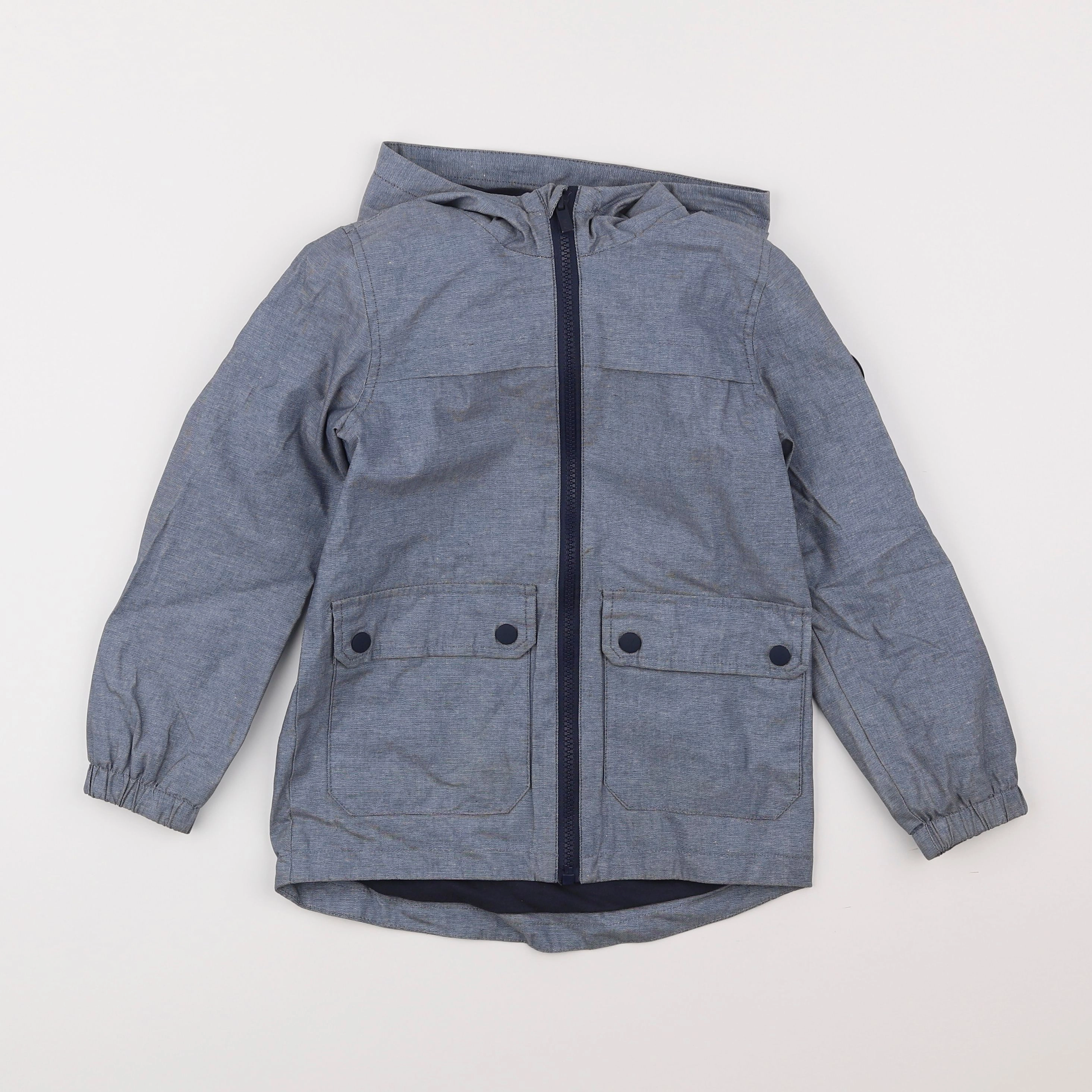 Vertbaudet - imperméable bleu - 6 ans