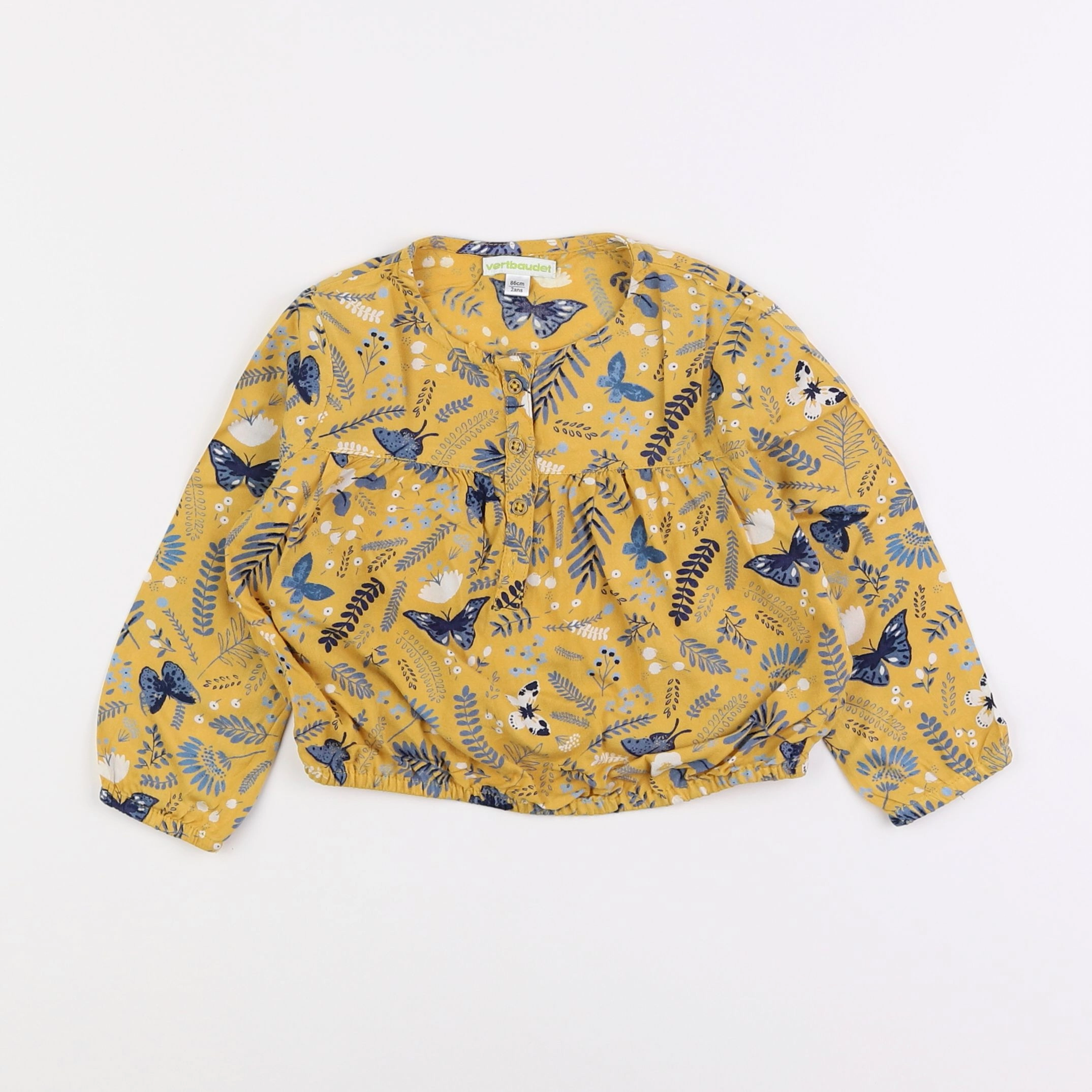Vertbaudet - blouse multicolore - 2 ans