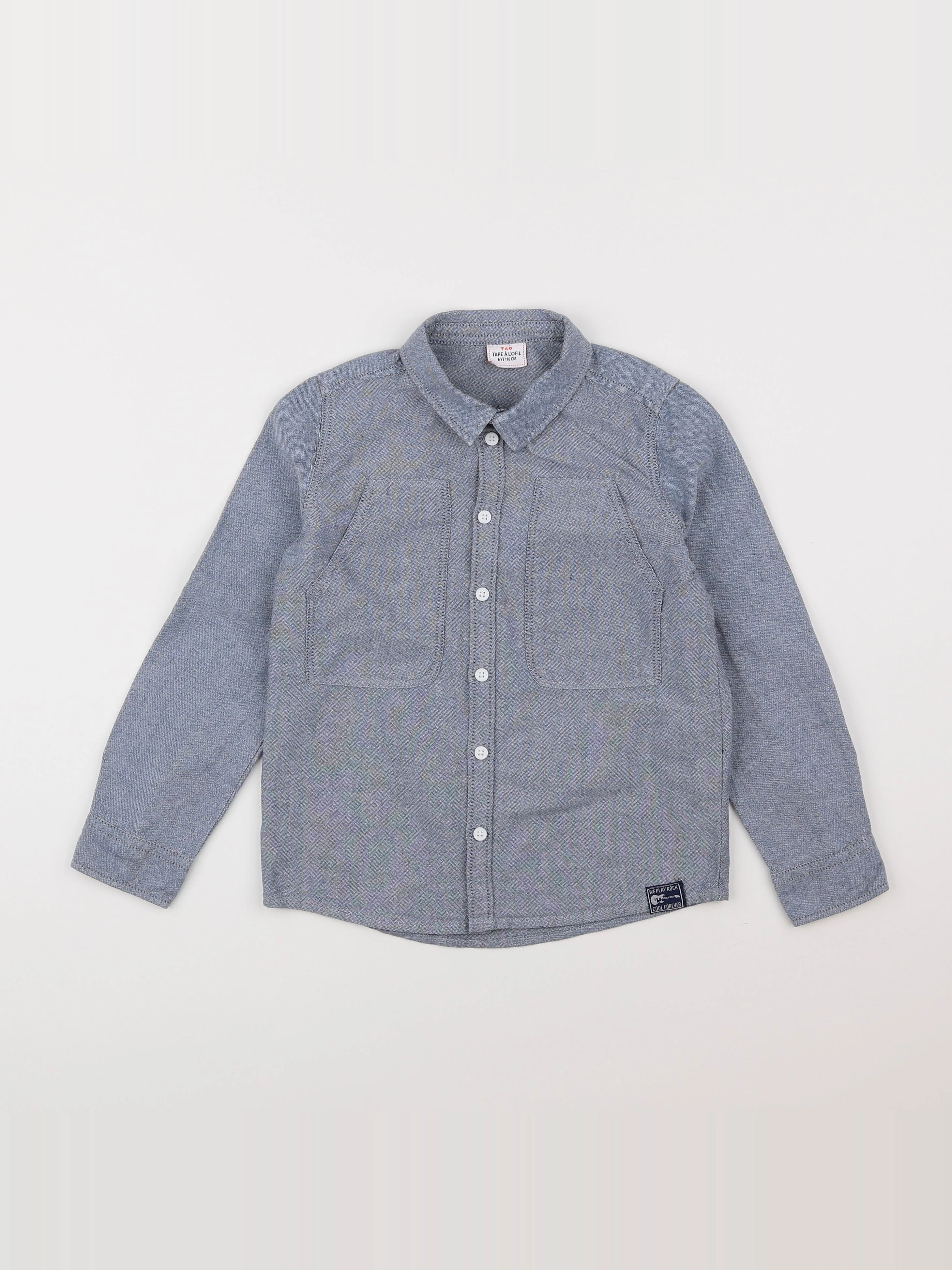 Tape à l'oeil - chemise gris - 6 ans