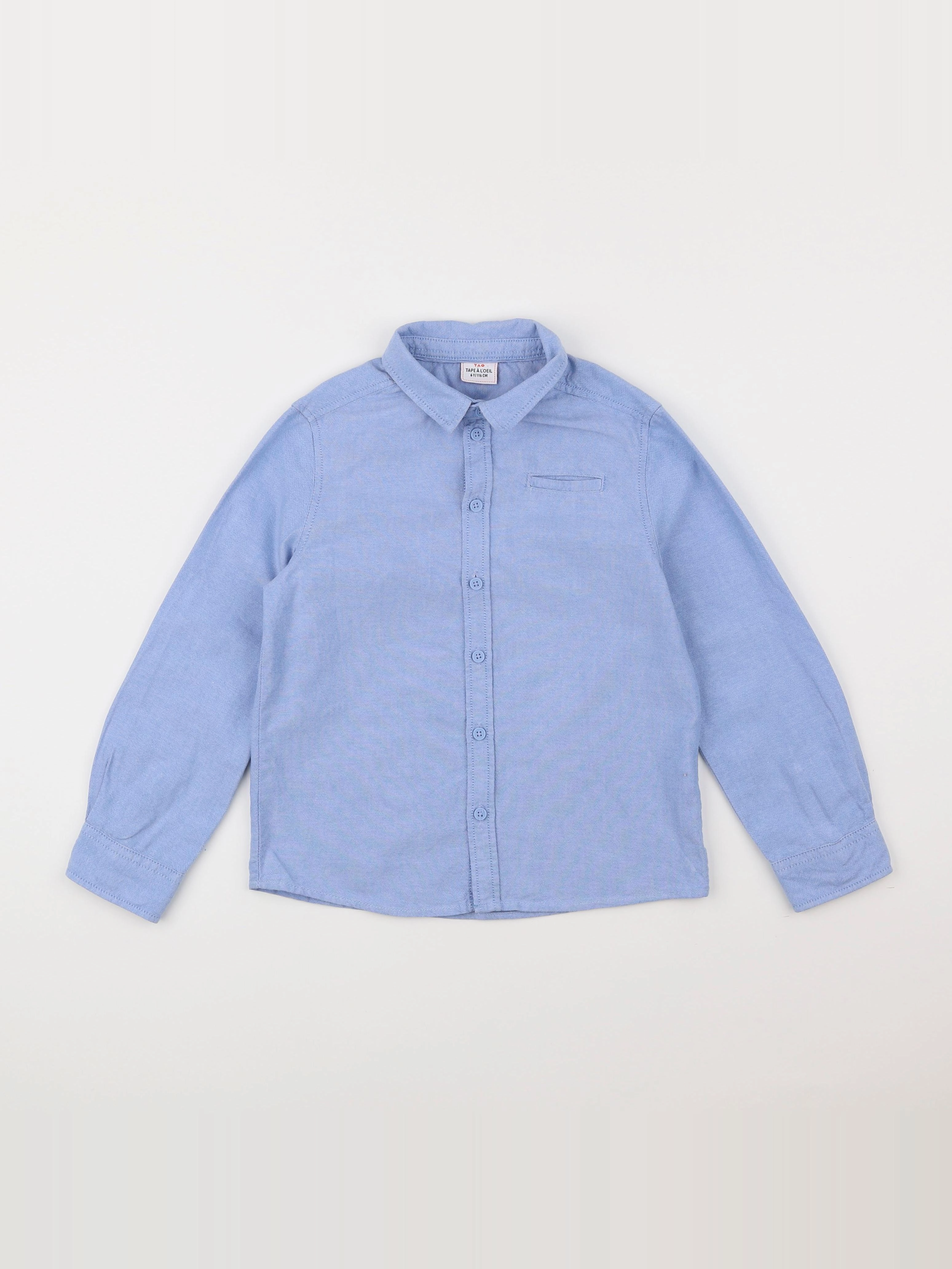 Tape à l'oeil - chemise bleu - 6 ans