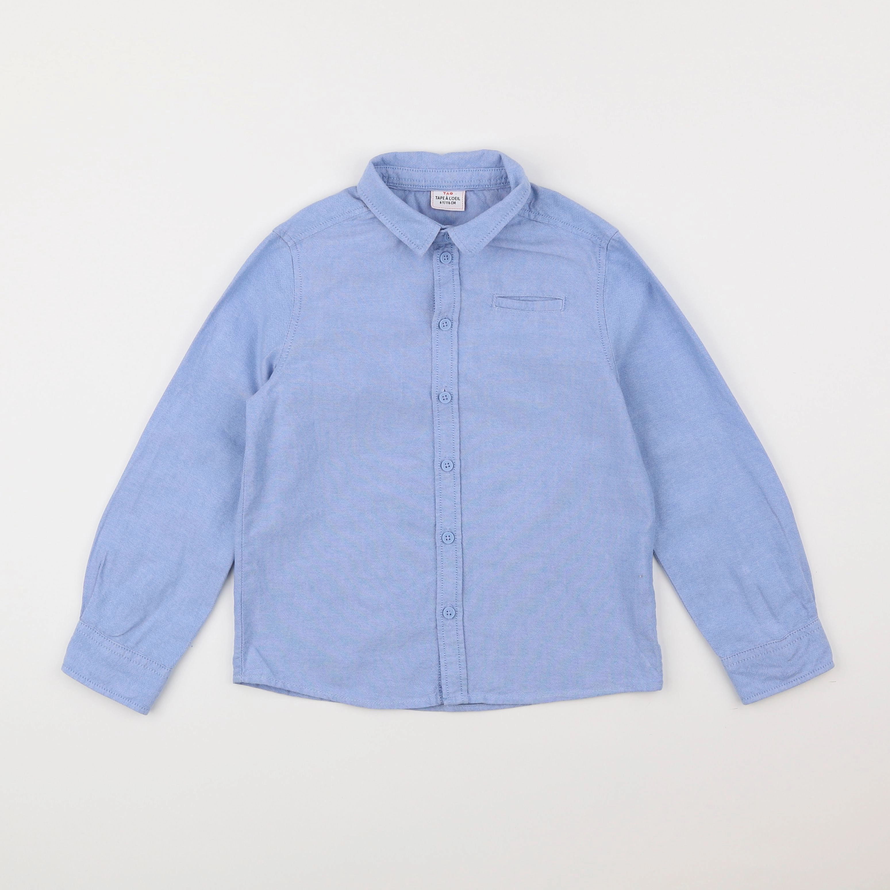 Tape à l'oeil - chemise bleu - 6 ans