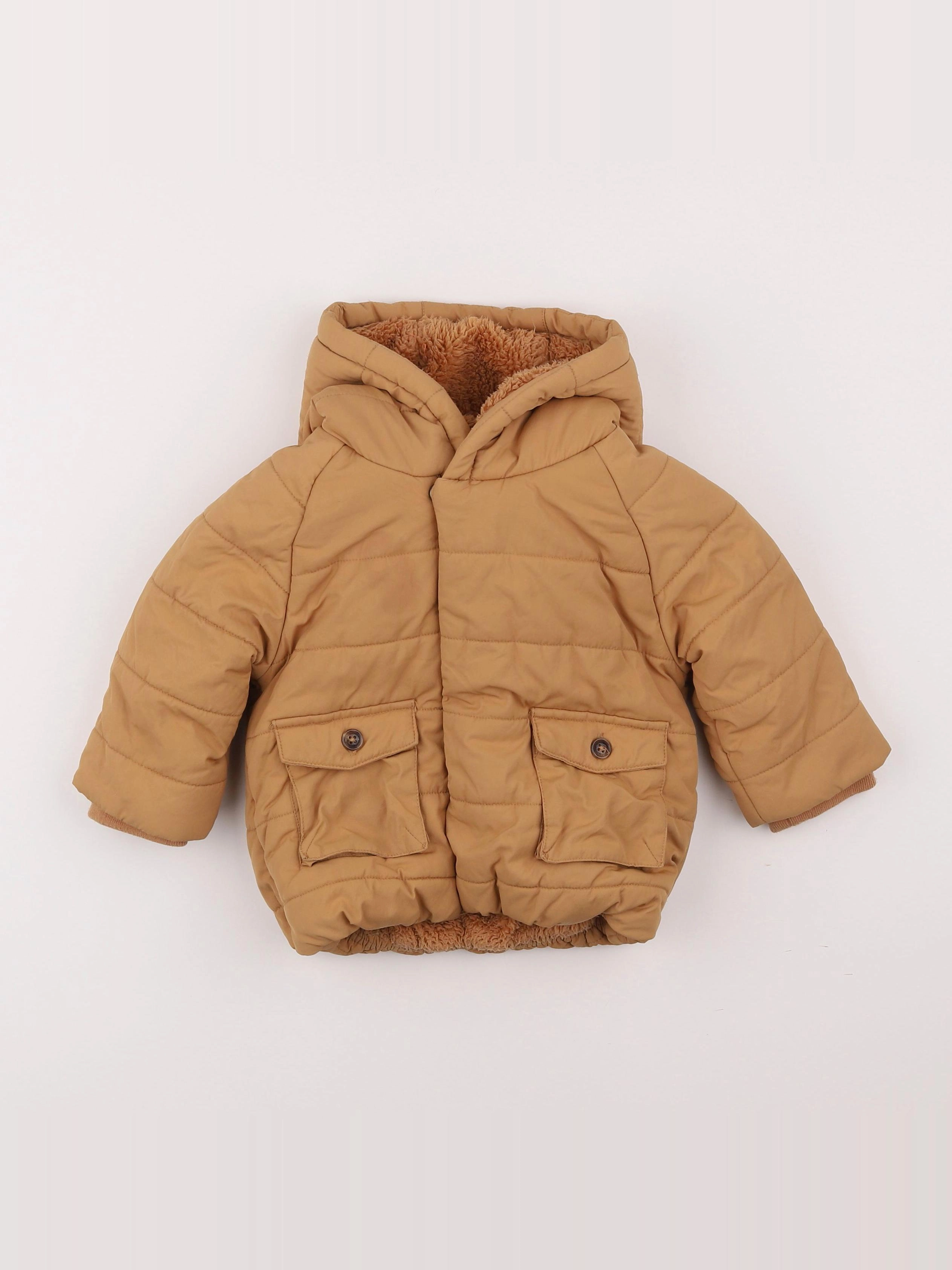 Vertbaudet - manteau marron - 18 mois