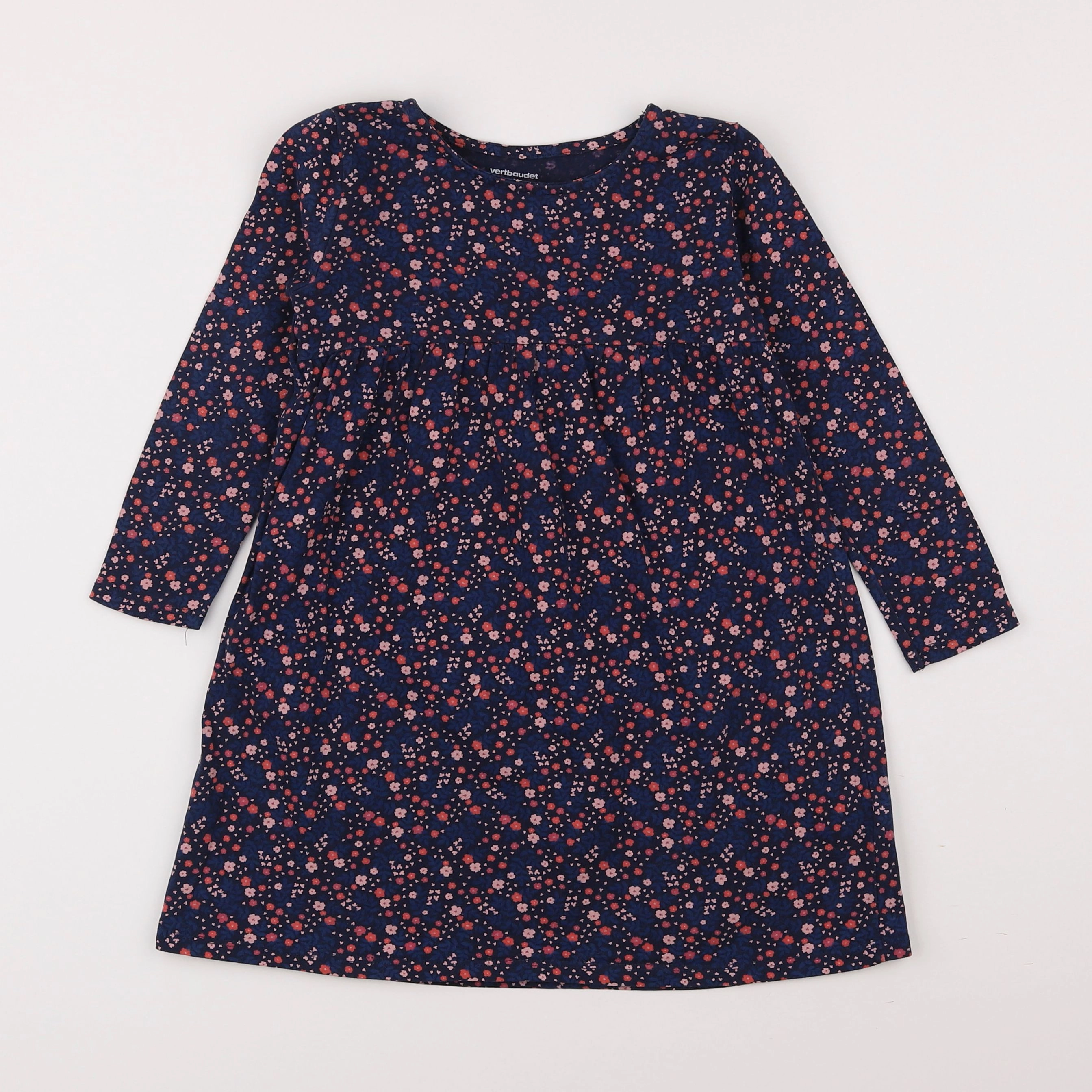 Vertbaudet - robe bleu - 5 ans