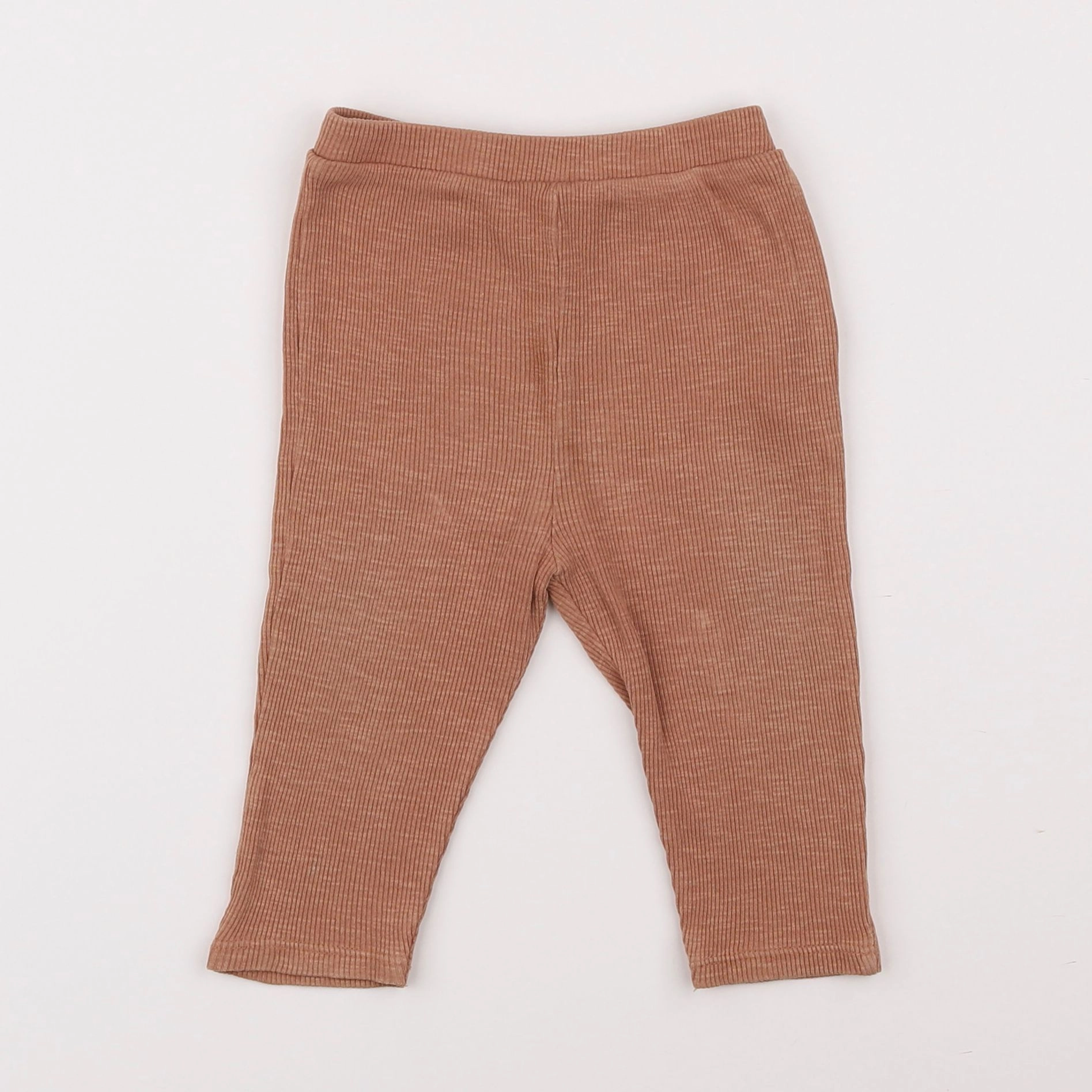 Vertbaudet - legging marron - 12 mois