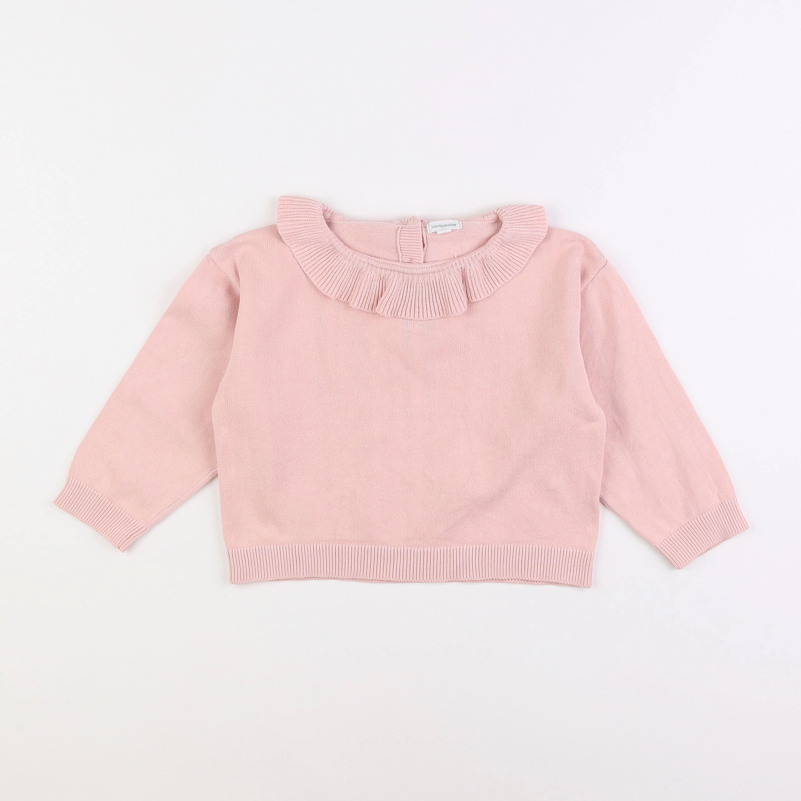 Vertbaudet - pull rose - 2 ans