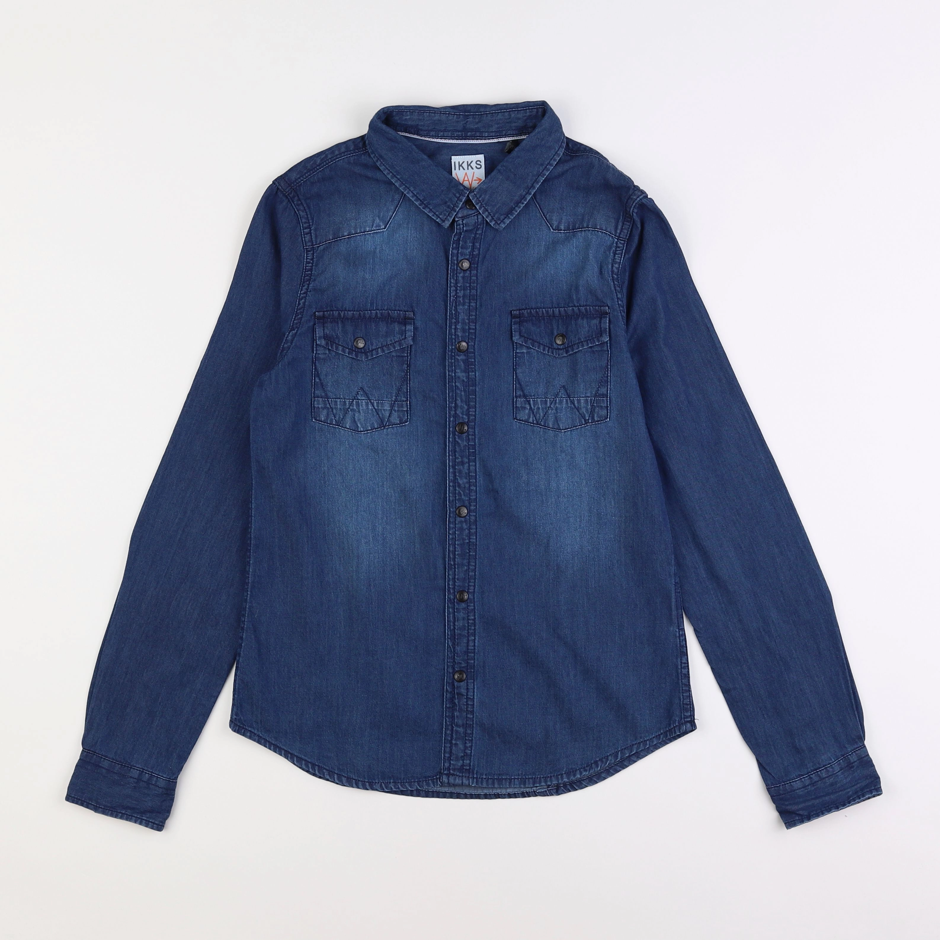 IKKS - chemise bleu - 12 ans