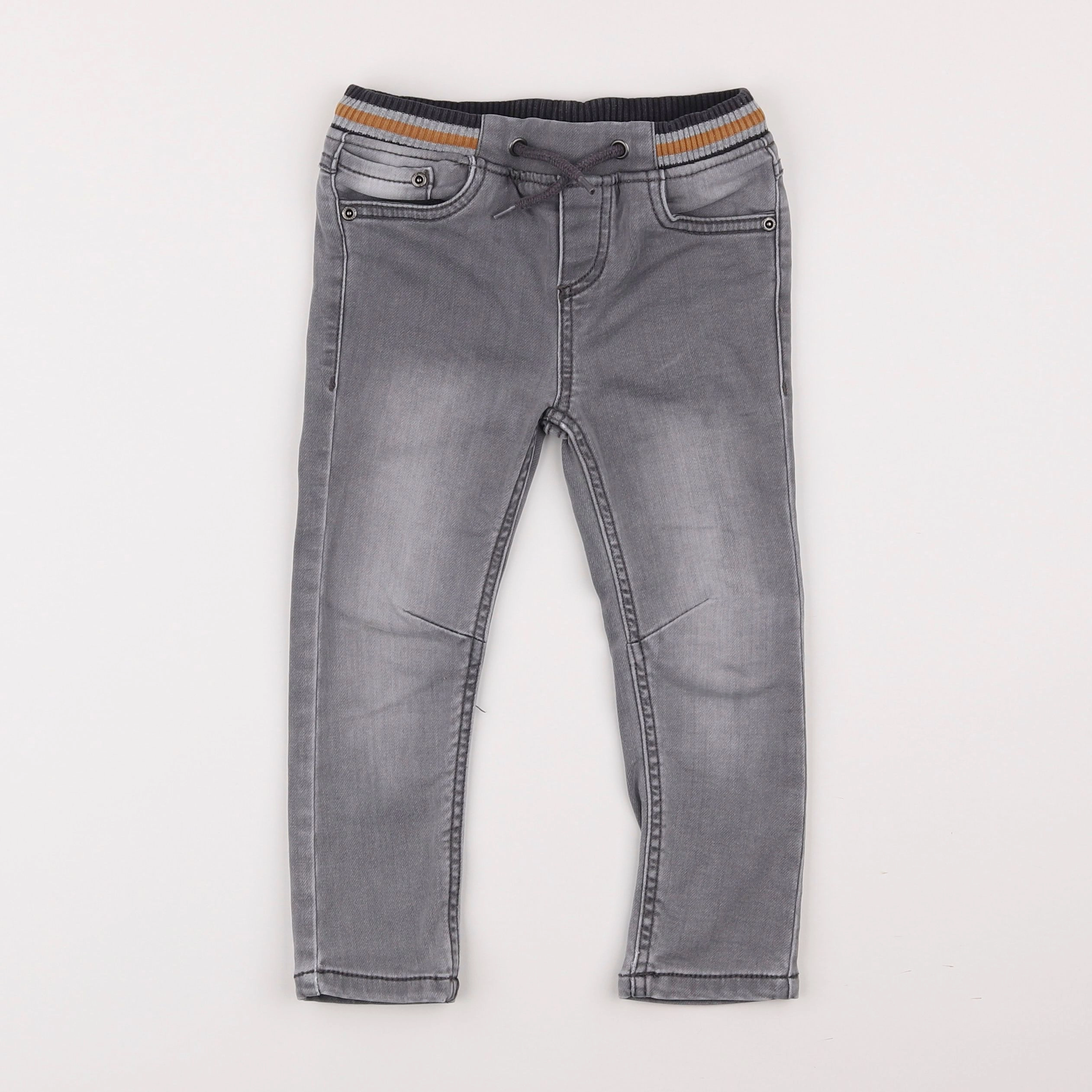 Vertbaudet - jegging gris - 3 ans