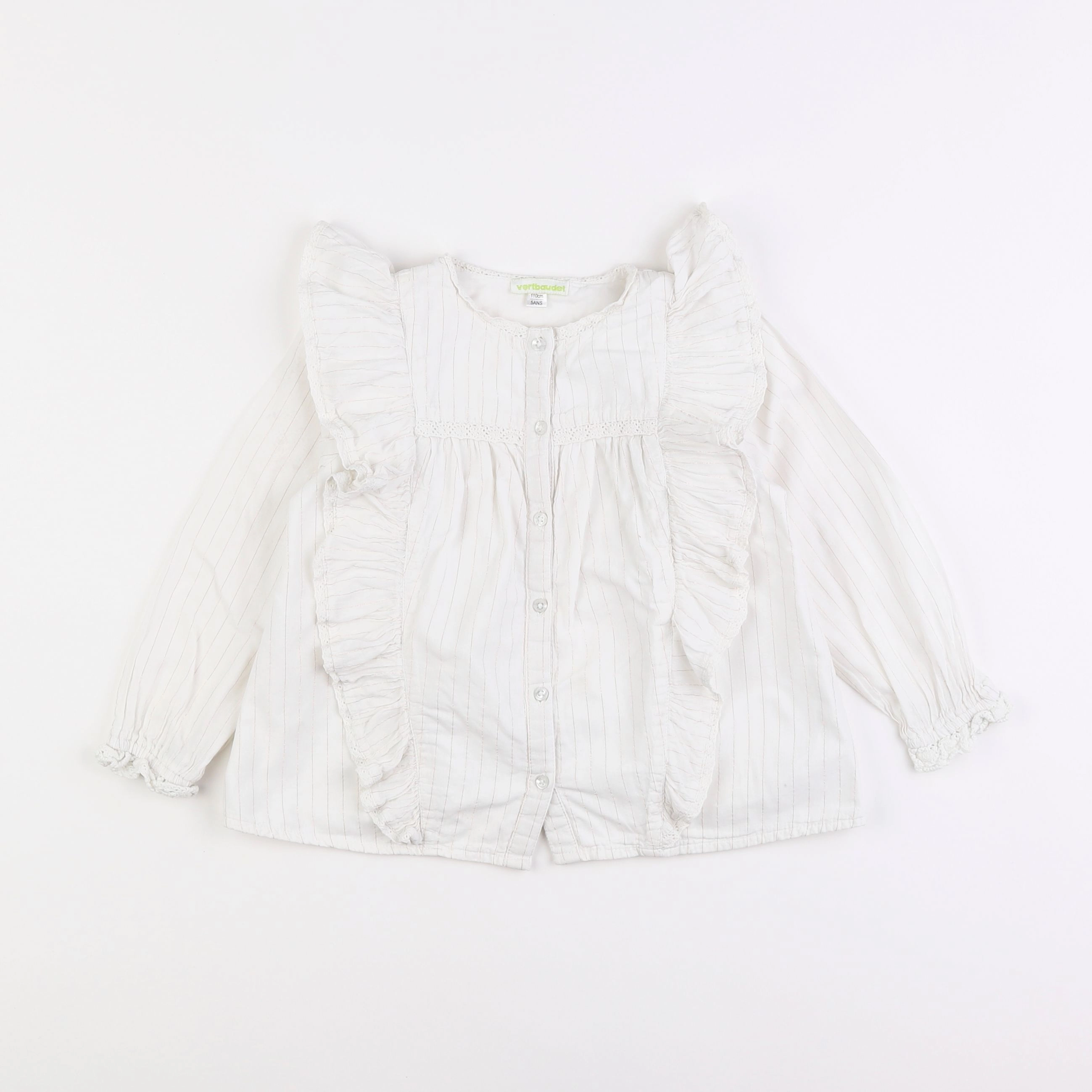 Vertbaudet - blouse blanc - 5 ans