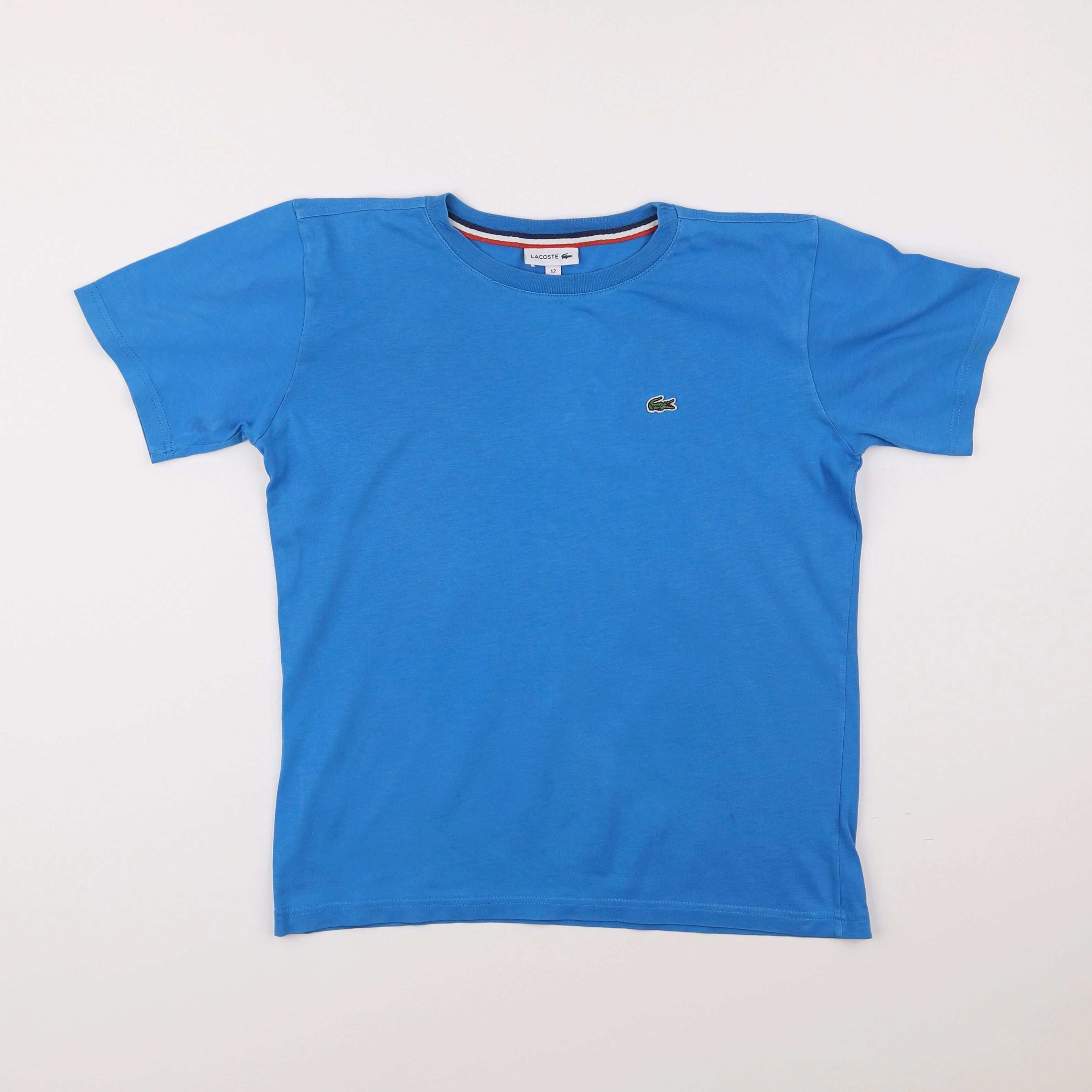 Lacoste - tee-shirt bleu - 12 ans