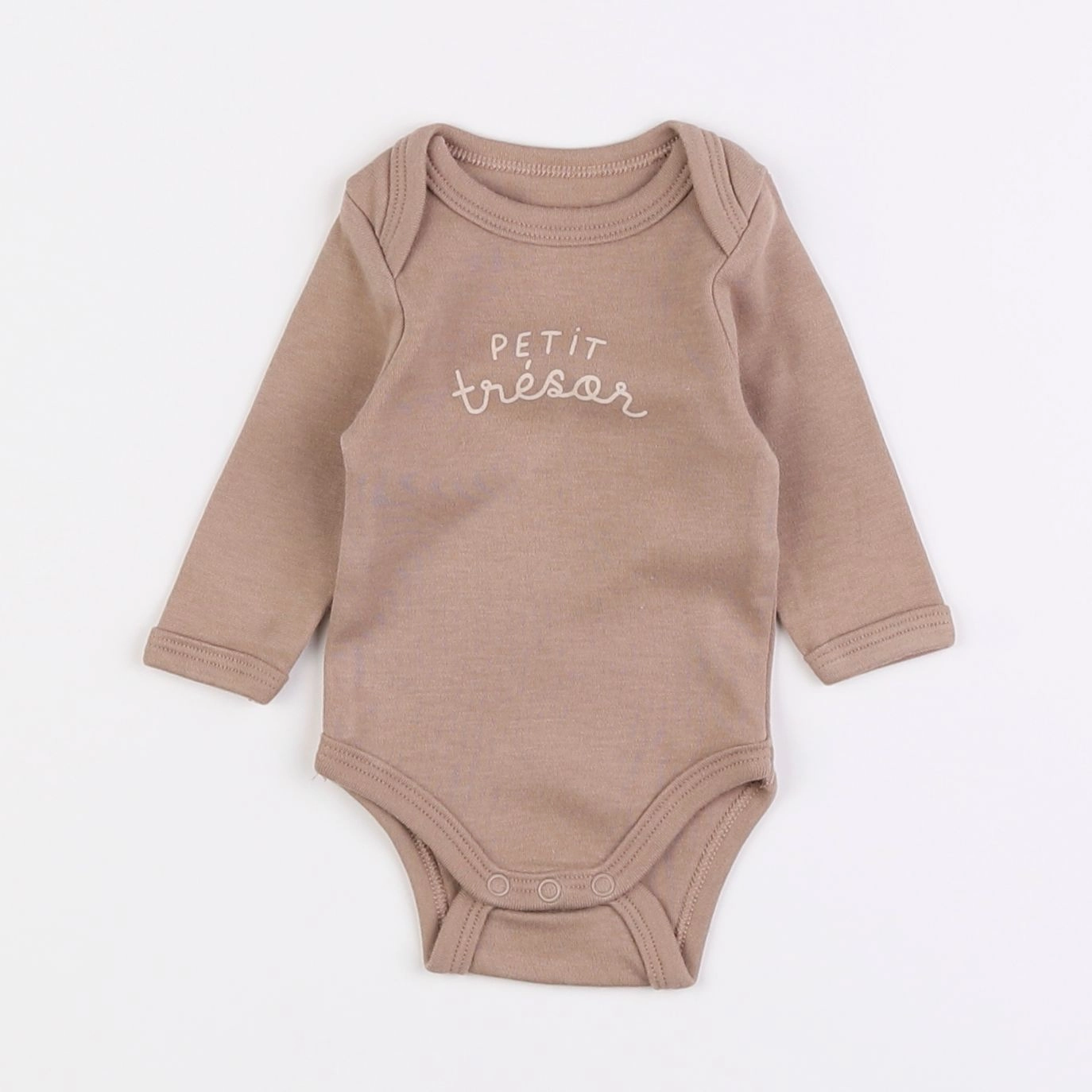 Vertbaudet - body marron - 1 mois