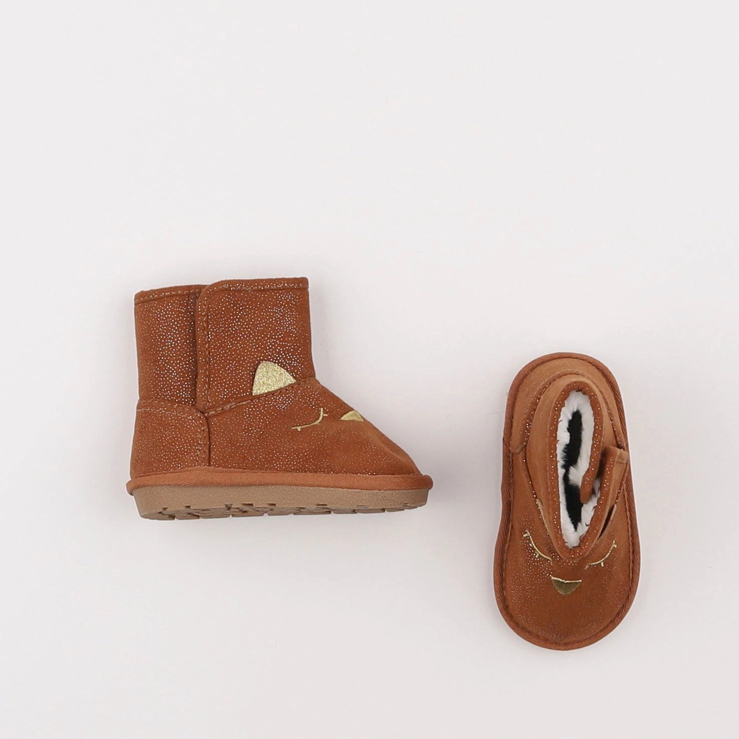 Vertbaudet - boots marron - pointure 19