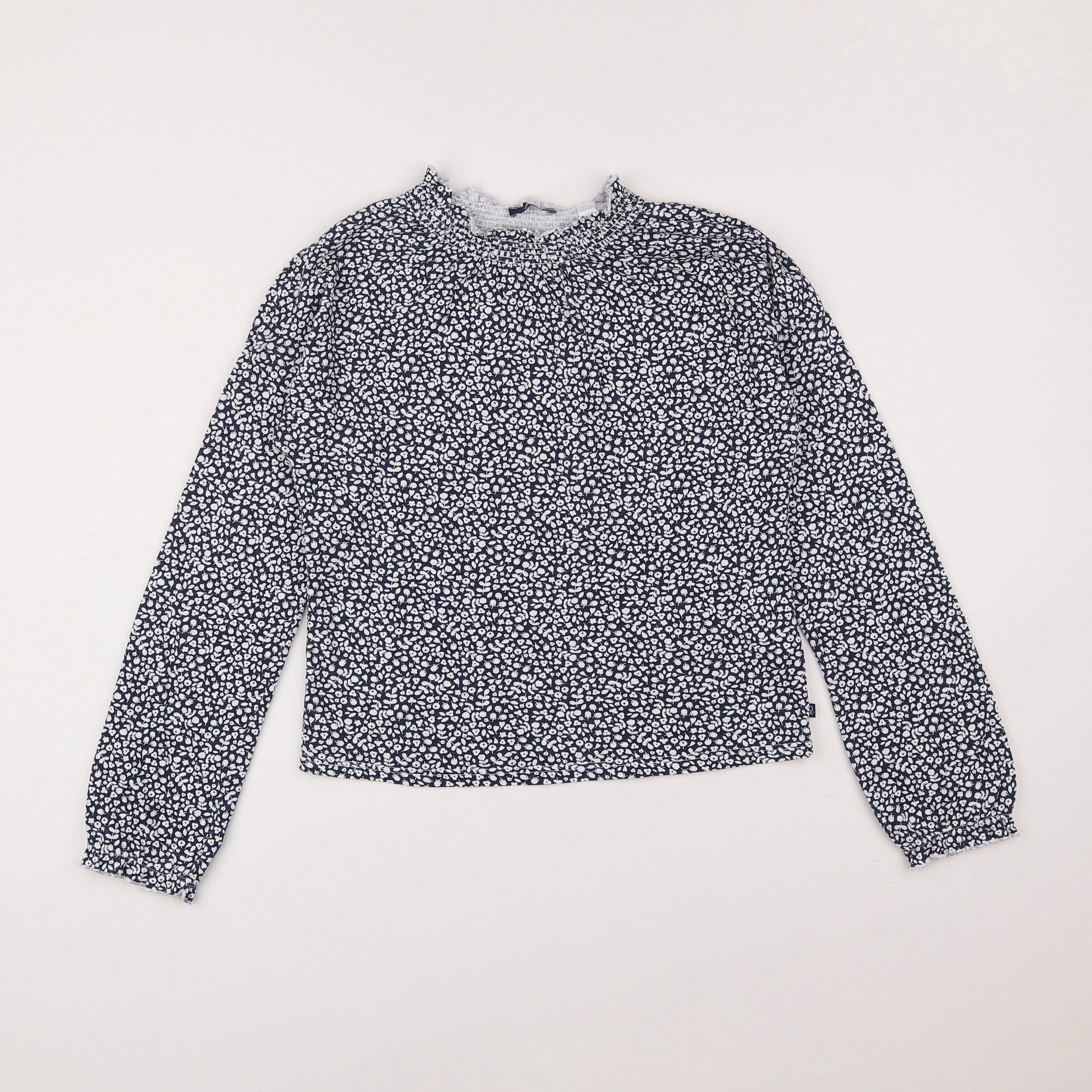 Okaidi - tee-shirt blanc, bleu - 12 ans