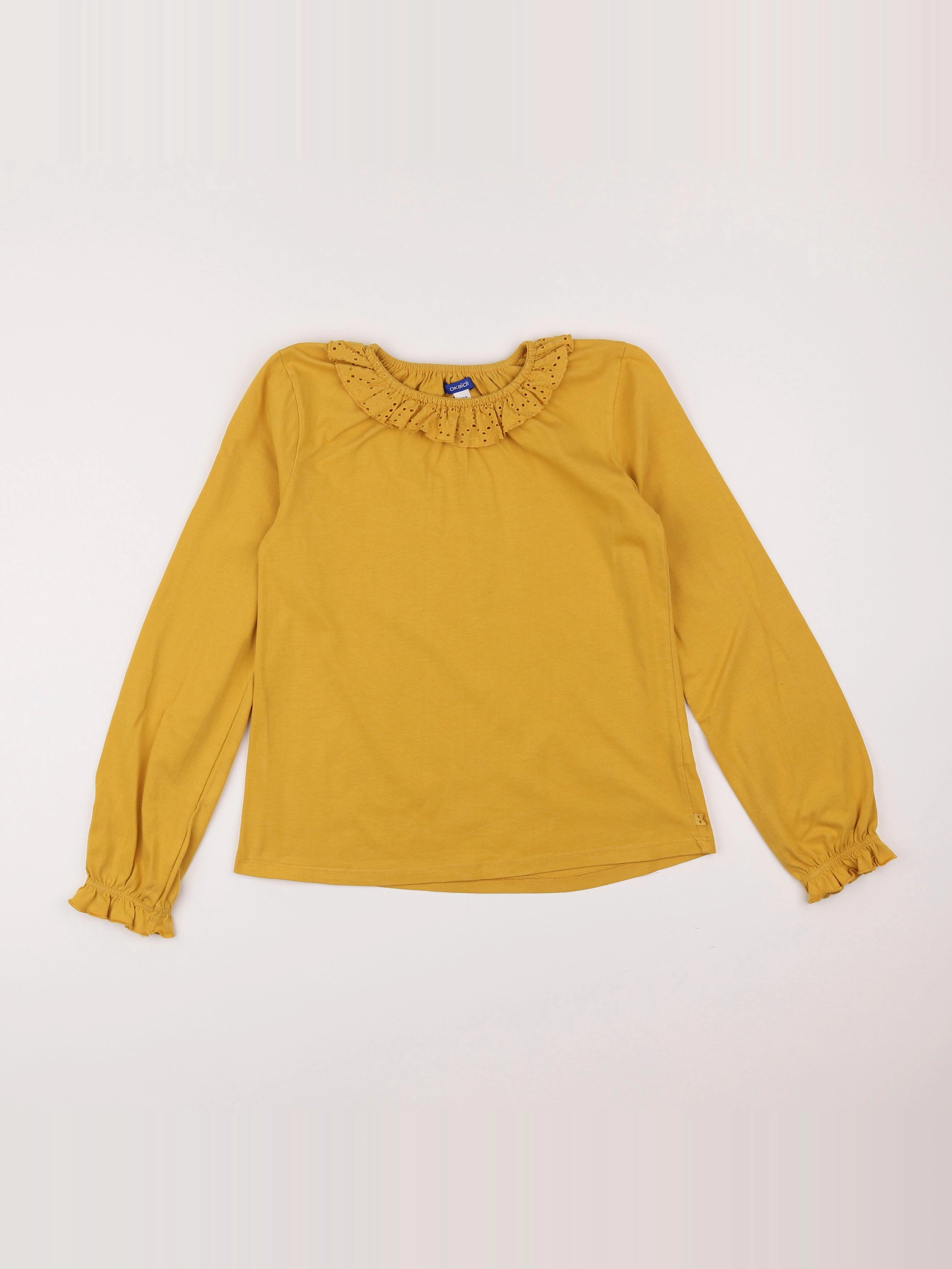 Okaidi - tee-shirt jaune - 12 ans