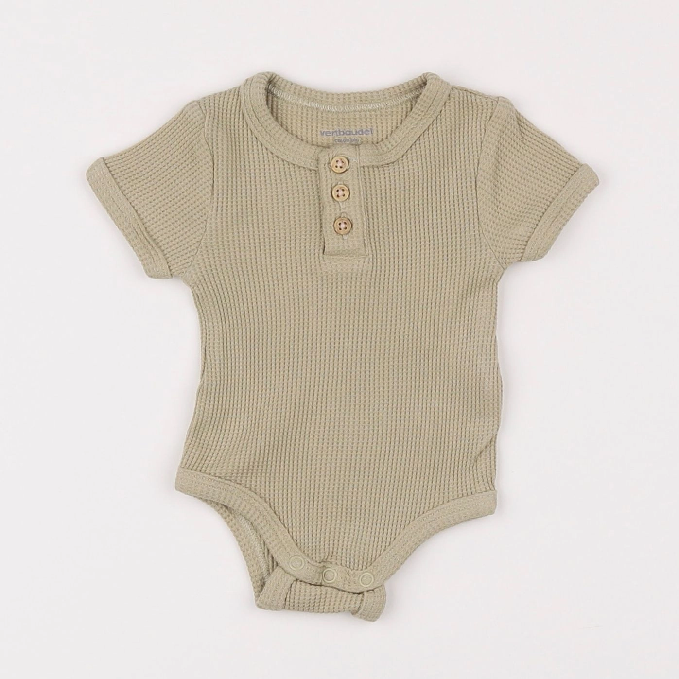 Vertbaudet - body beige - 1 mois