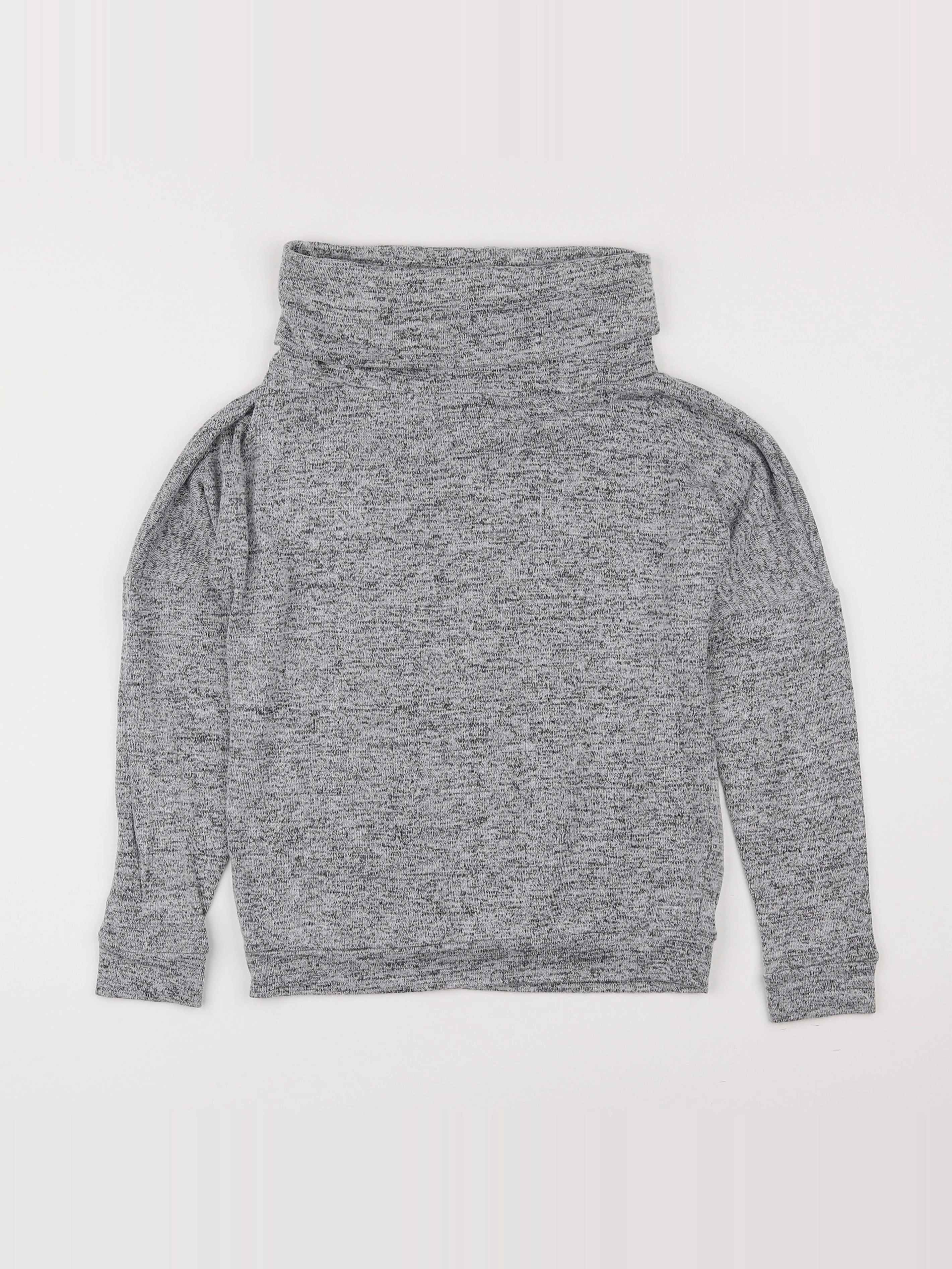 H&M - pull gris - 8/10 ans